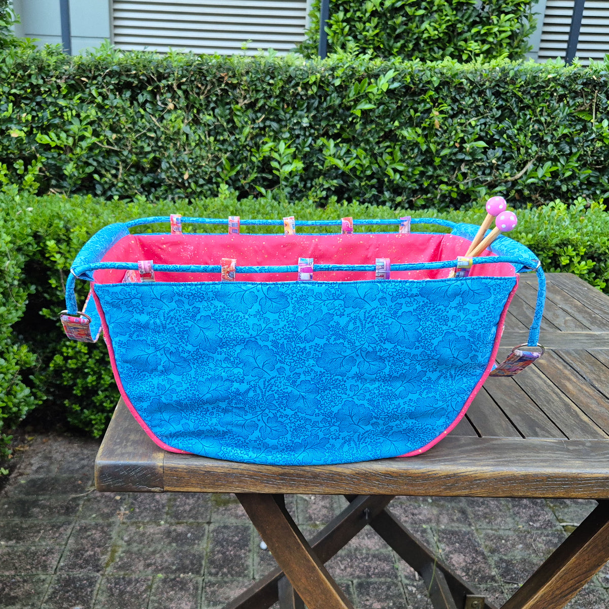 Large Knitting Project Bag – Convertible Shoulder Bag