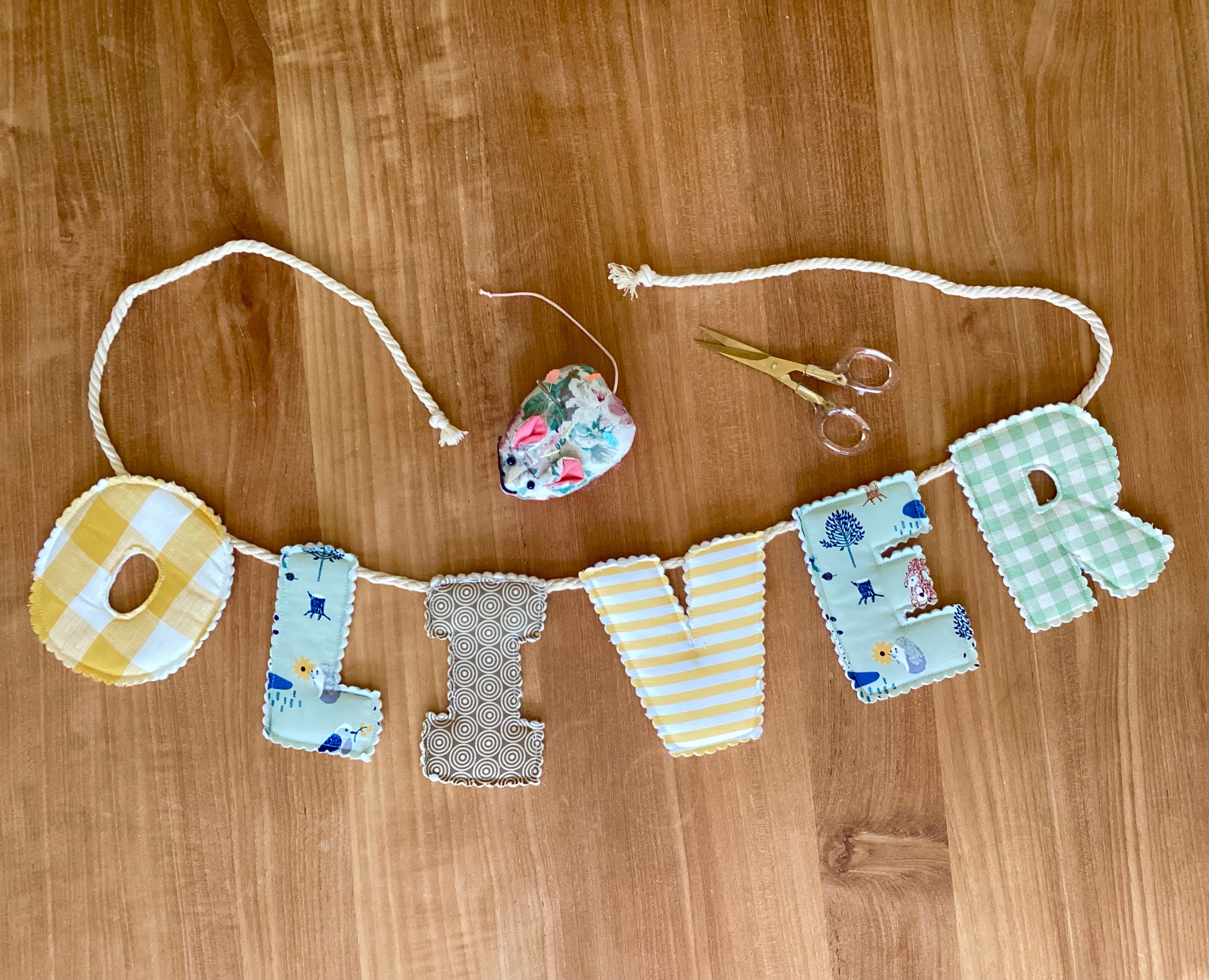 Personalised Handmade Bunting – Custom Name Banner