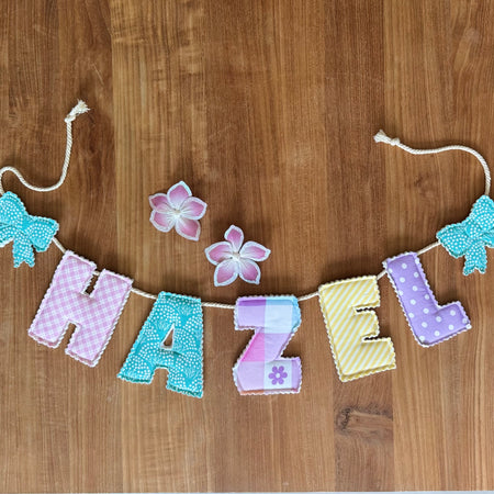 Personalised Handmade Bunting – Custom Name Banner