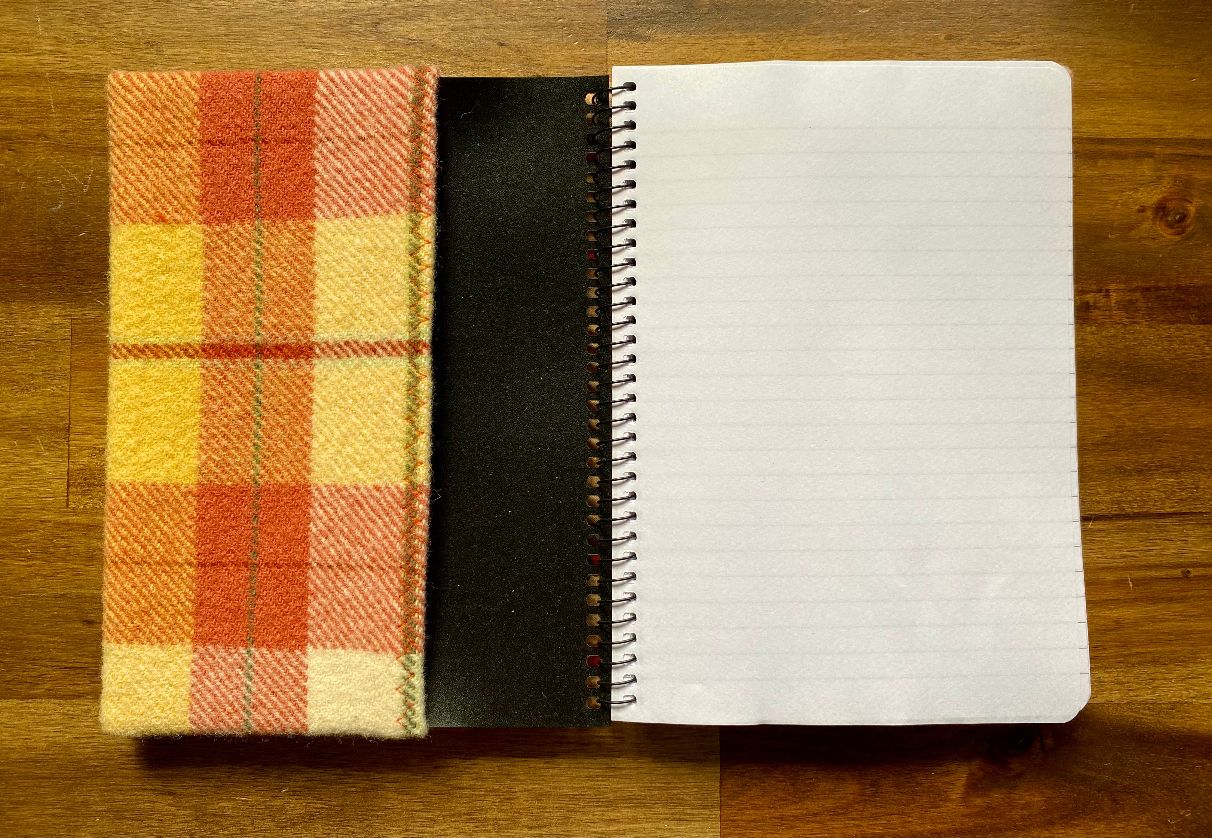 A5 Upcycled Notebook Dachshund - Orange