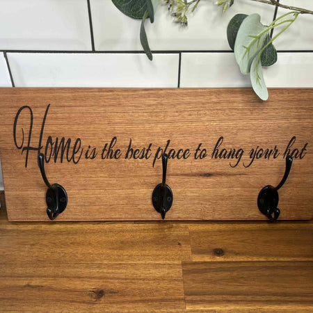 🌿 Reclaimed Timber Coat Rack — Rustic Charm for Your Home