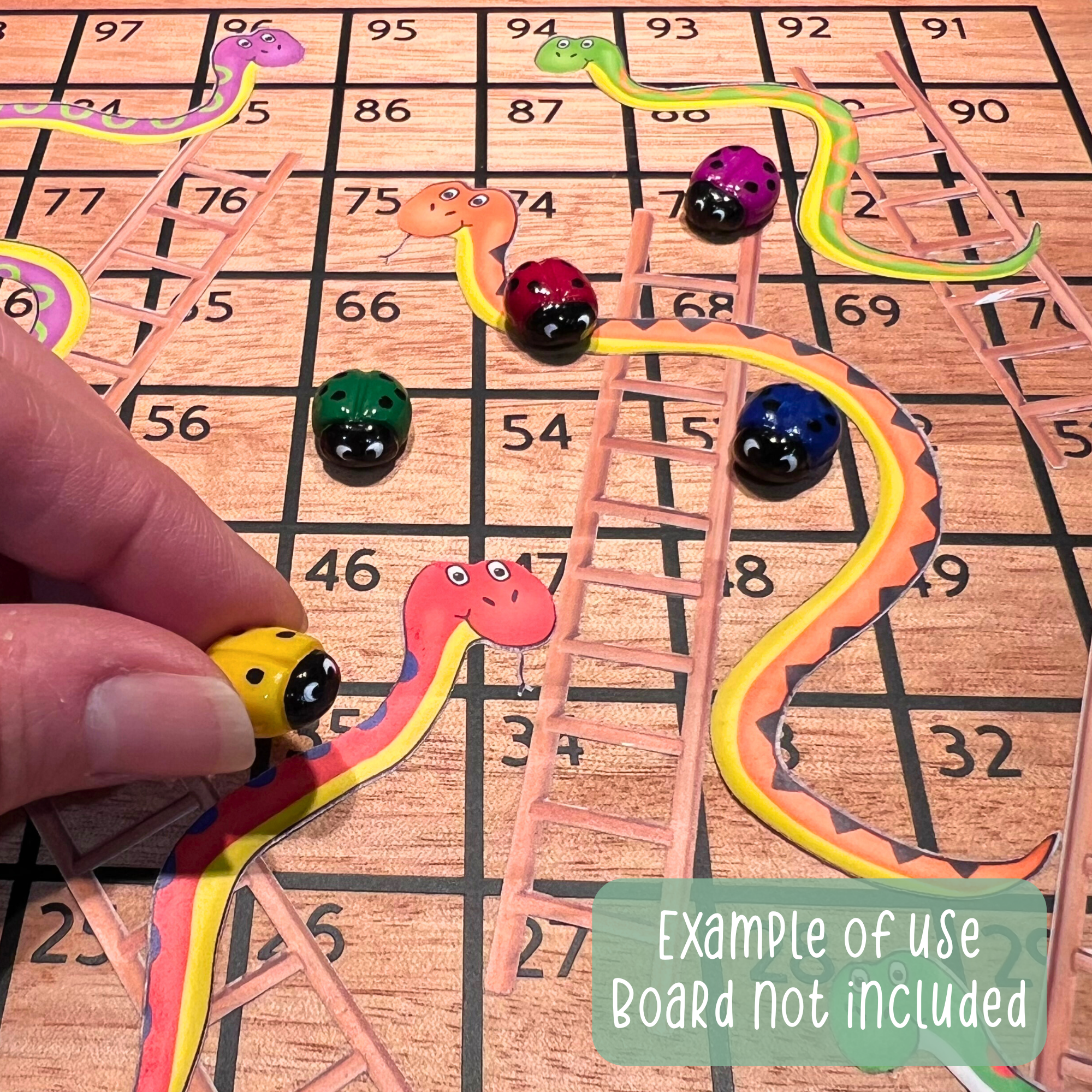 Ladybugs - polymer clay set of 10