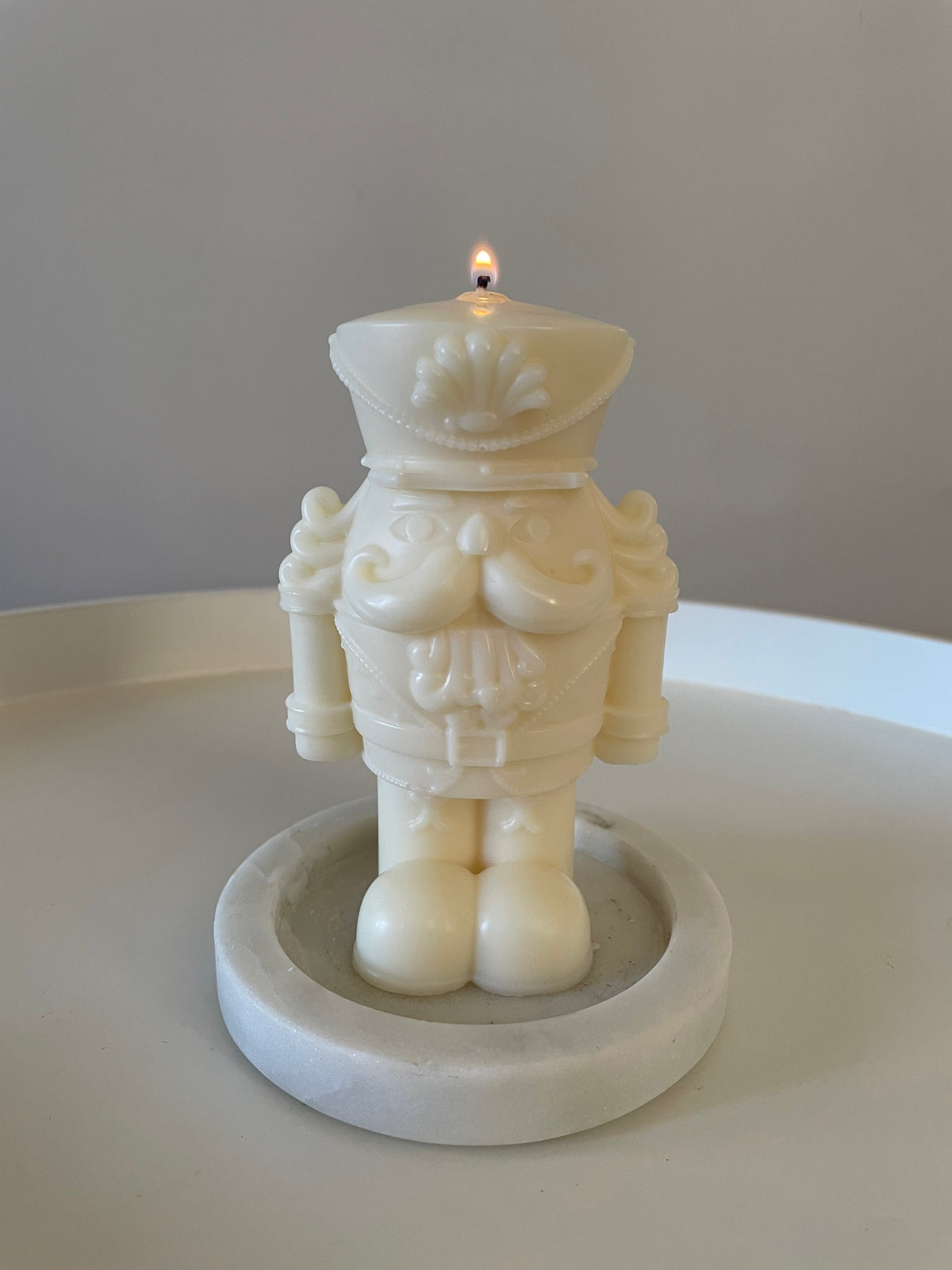 Custom Nutcracker Pillar Candle