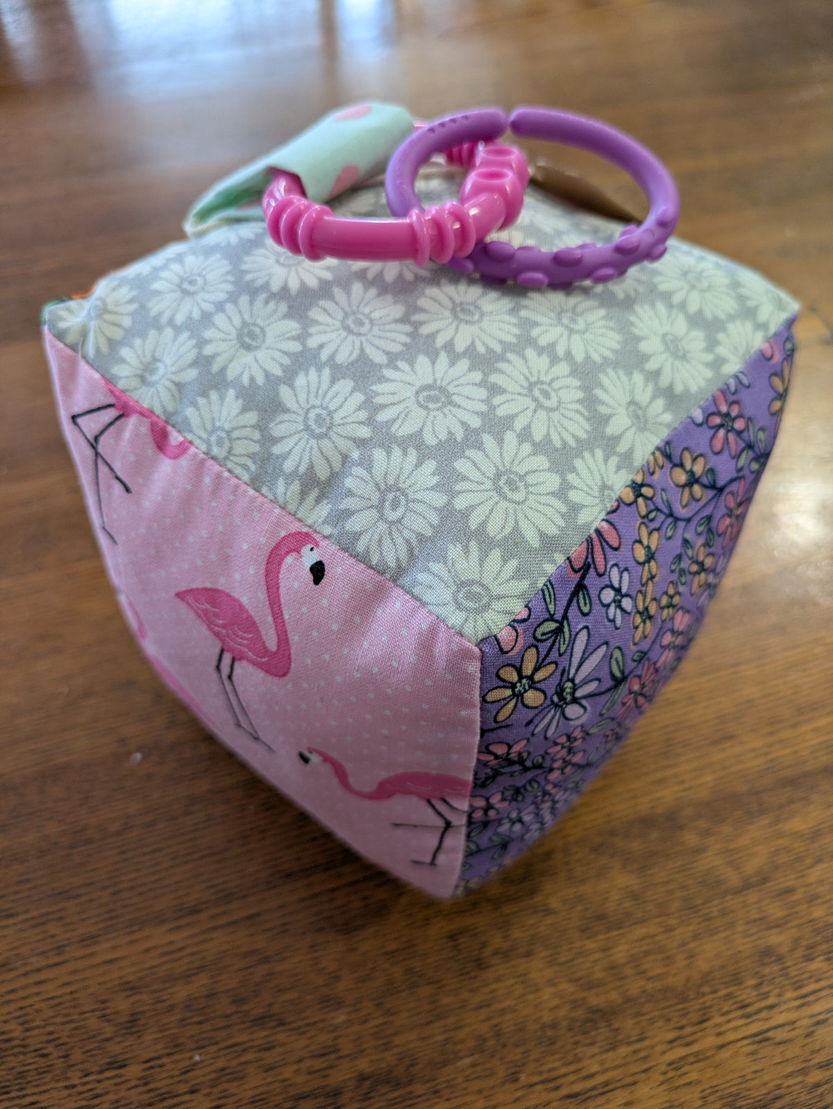 Floral, Flamingo, Butterfly Soft Baby Cube