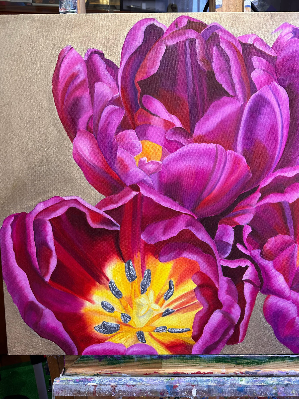 Aurelia - Original One of a Kind Oil Painting - Hand Painted