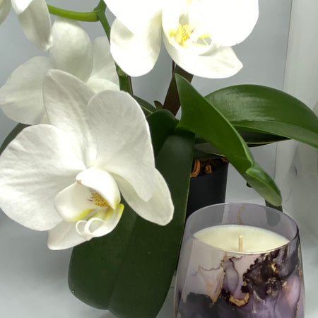 Renee Marble Purple Agate Glass - Poured to Order