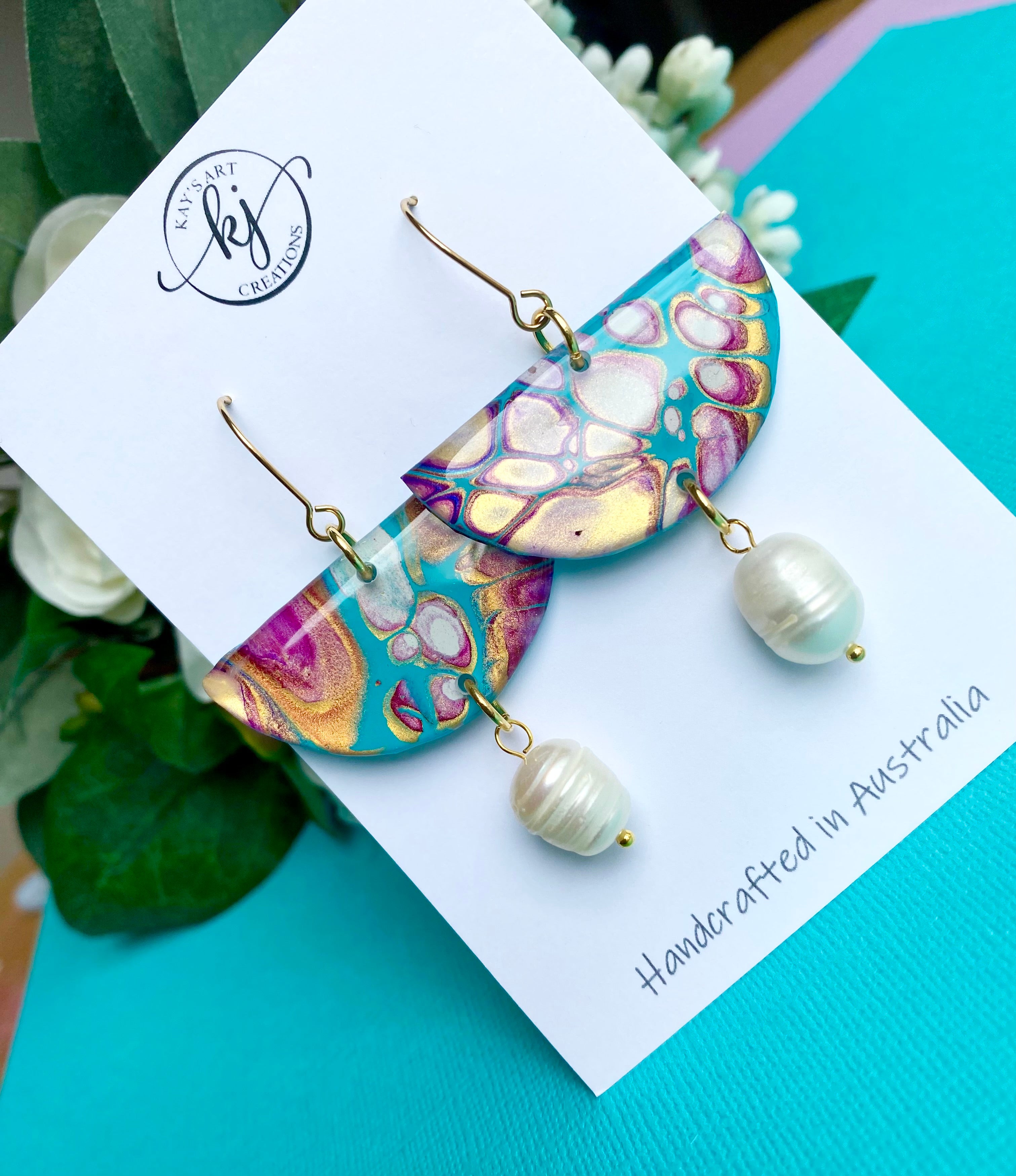 Artisan Unique Colourful Lightweight Earrings