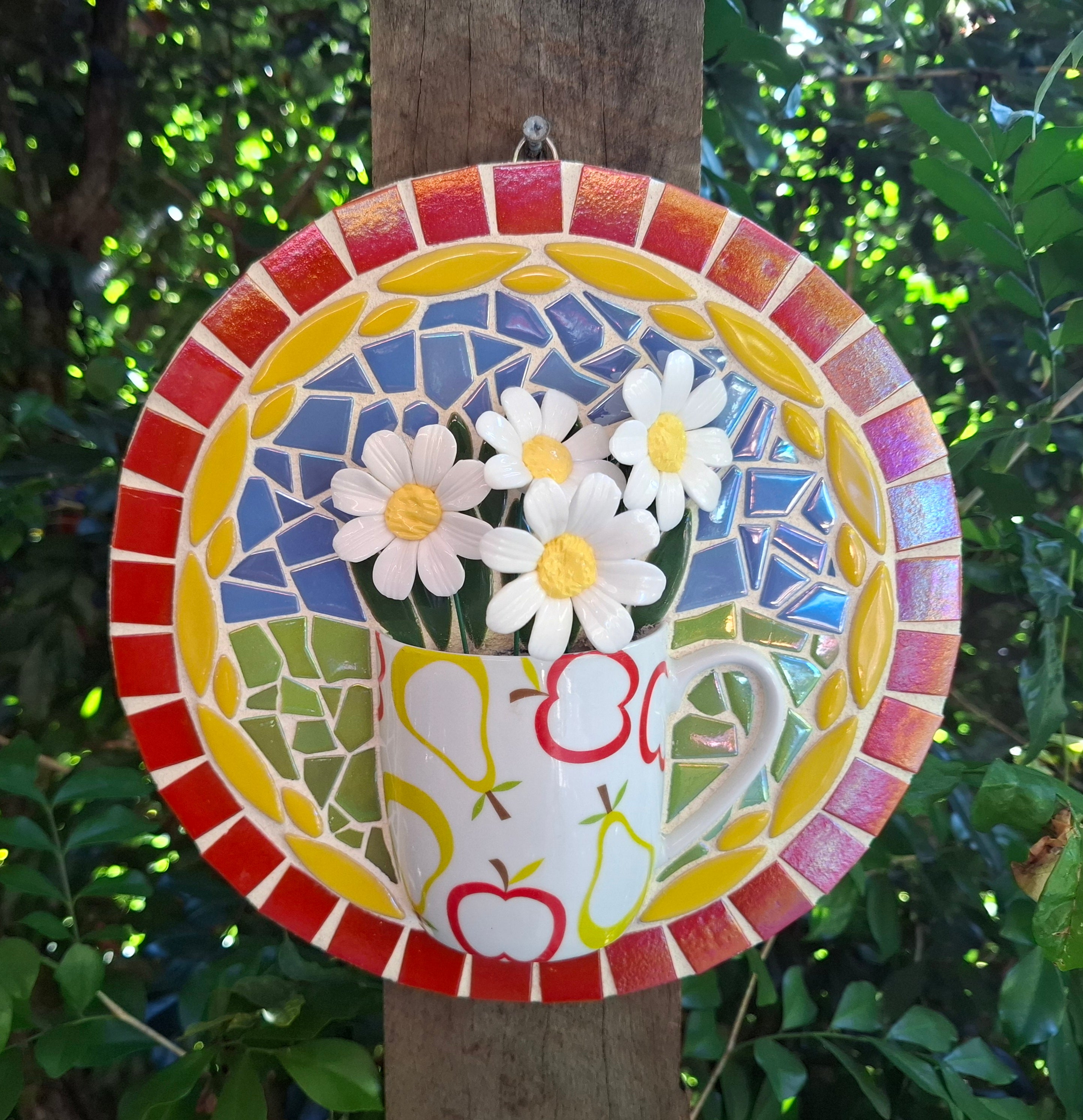 Mosaic  1/2 Cup Planter