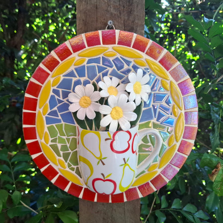 Mosaic  1/2 Cup Planter