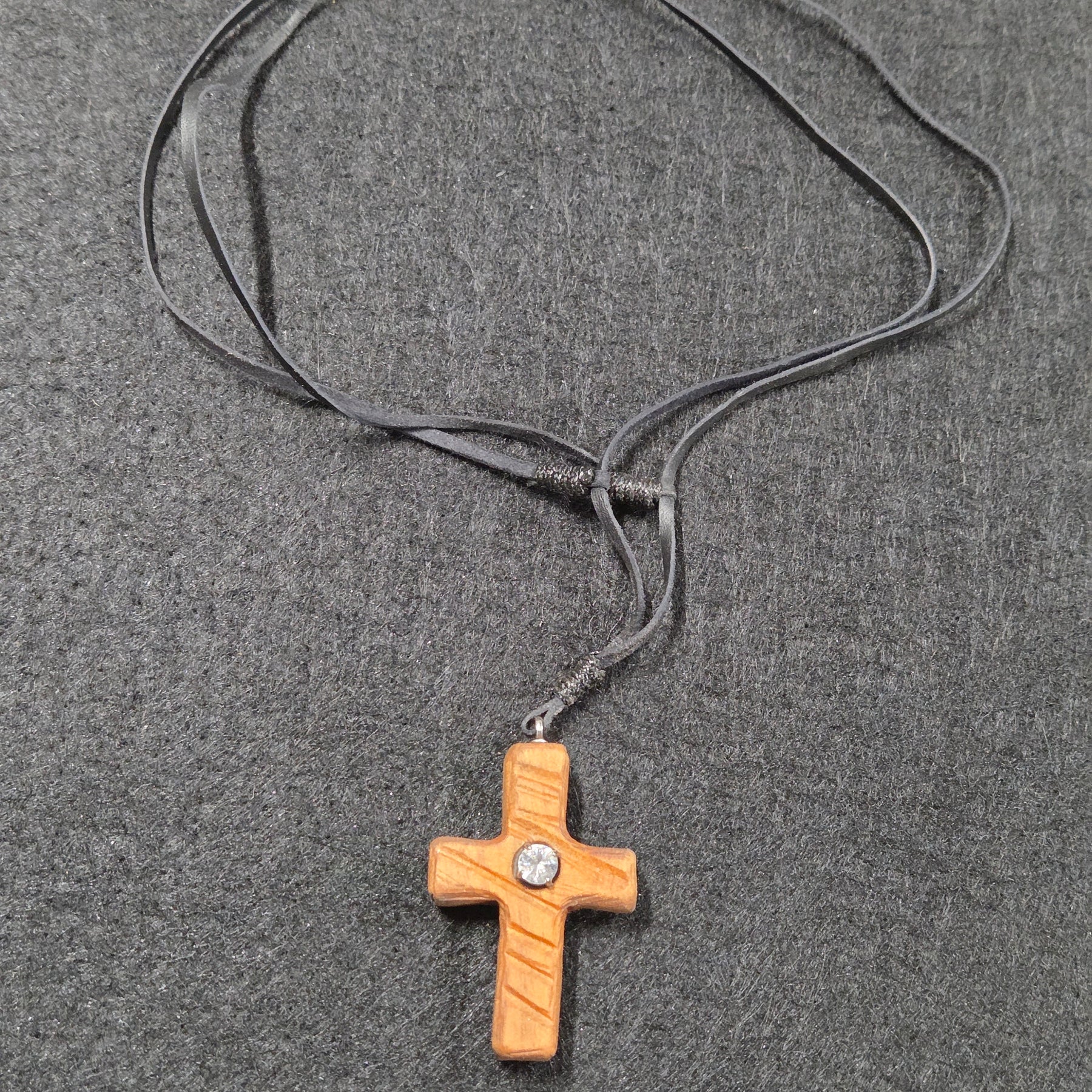 Eucalyptus Cross of Light – Handcrafted Timber Pendant