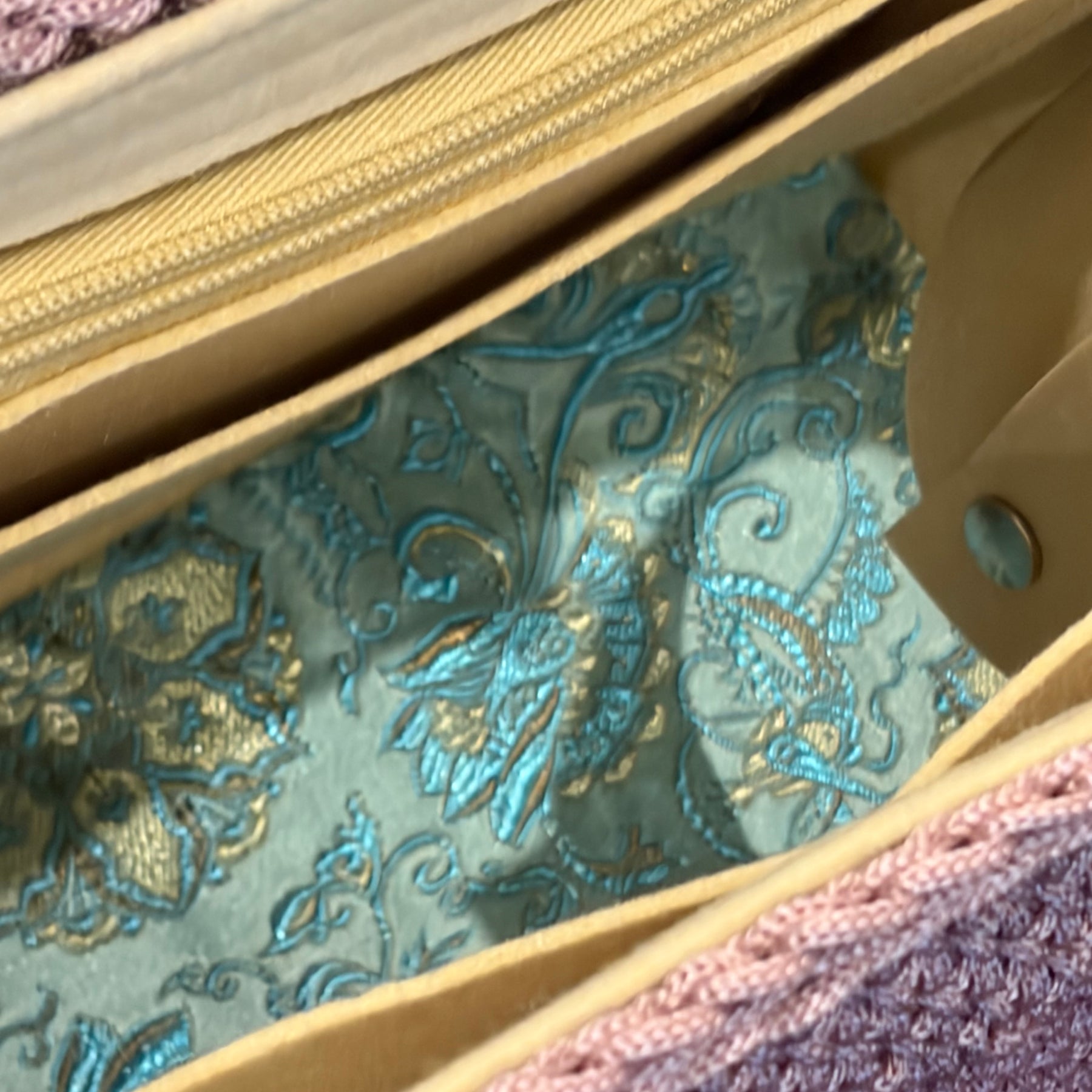 No 1, Blush Crocheted Shopper