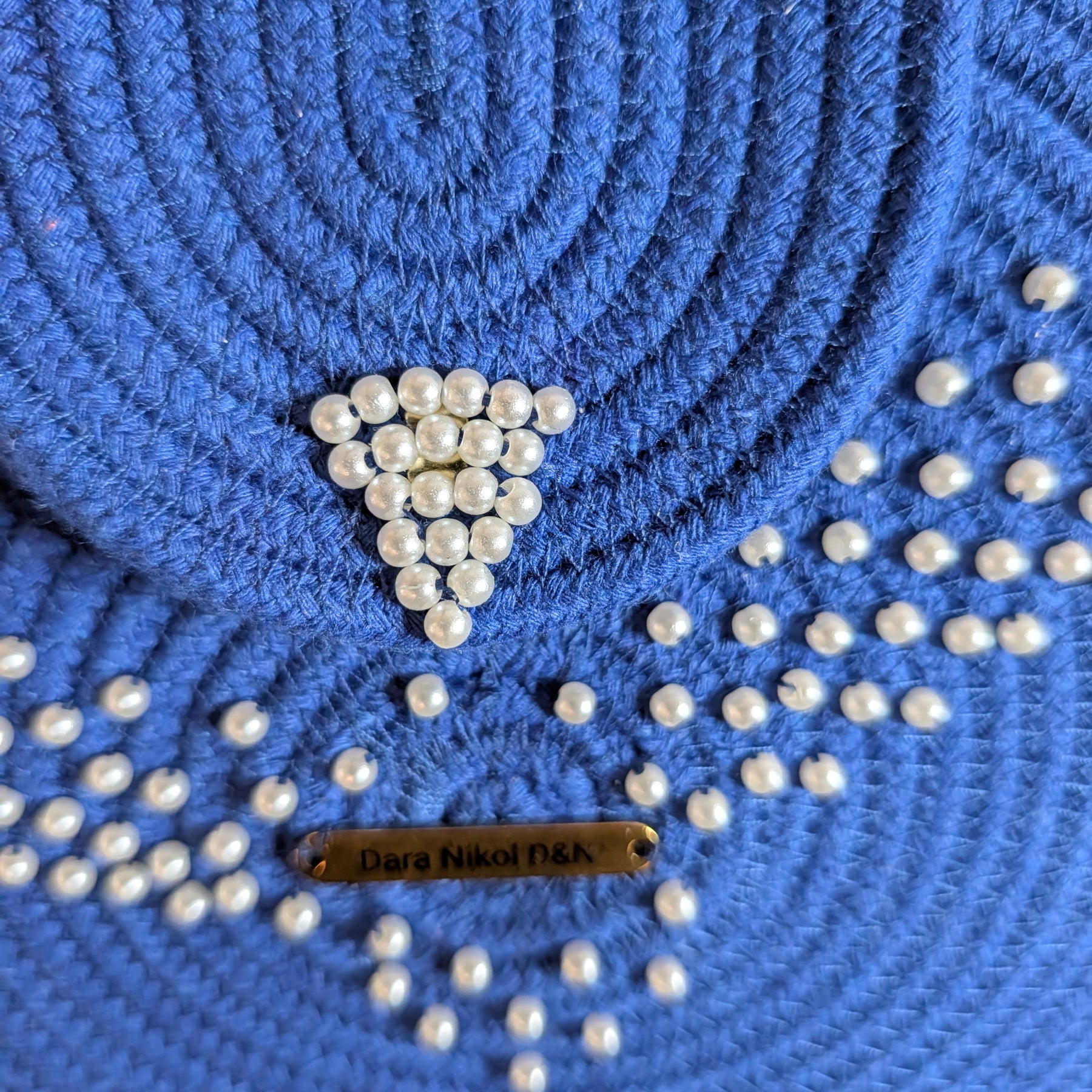 Siana Handmade Cotton Cord Pearl Handbag