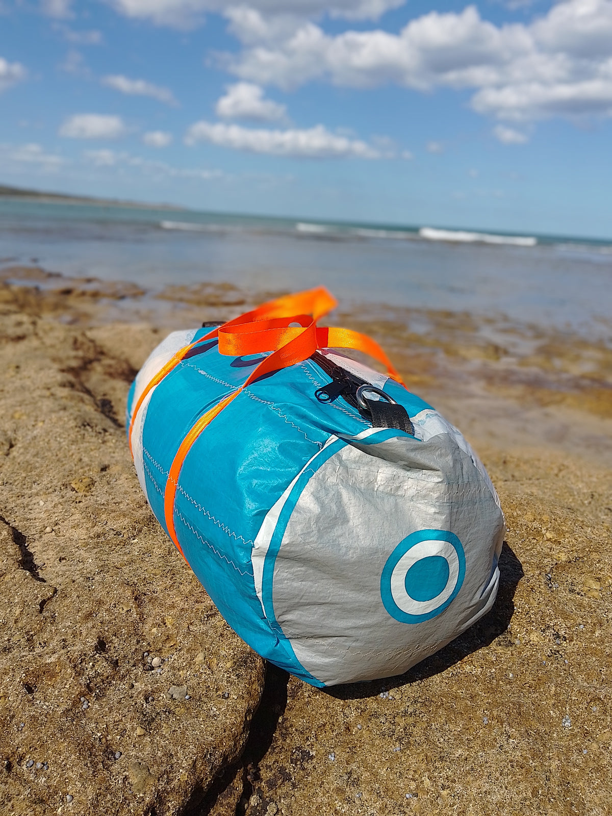 One-of-a-Kind Kite Duffle | Sustainable Handmade Bag Made in Torquay