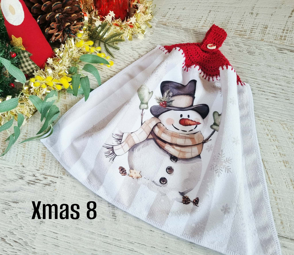 Kitchen Hand Towel | Christmas | Hanging | SINGLE LAYER - 9 Styles