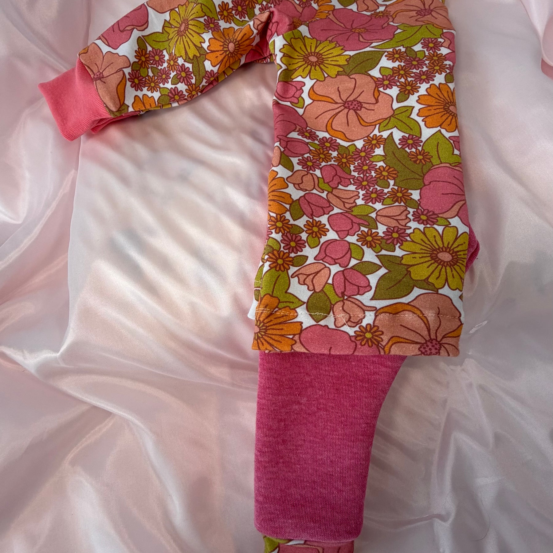 Vintage Bloom Floral Top and Pants Set