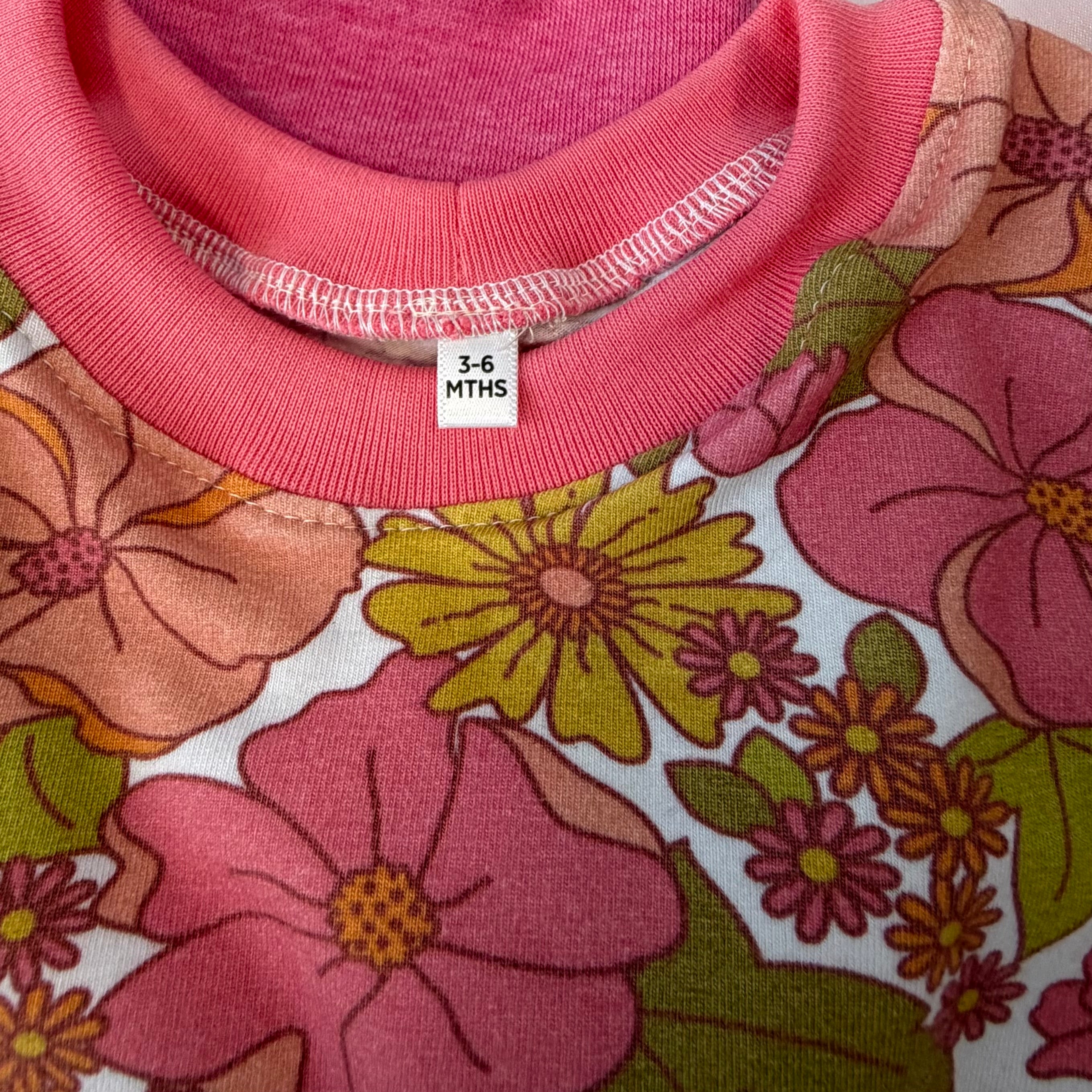 Vintage Bloom Floral Top and Pants Set