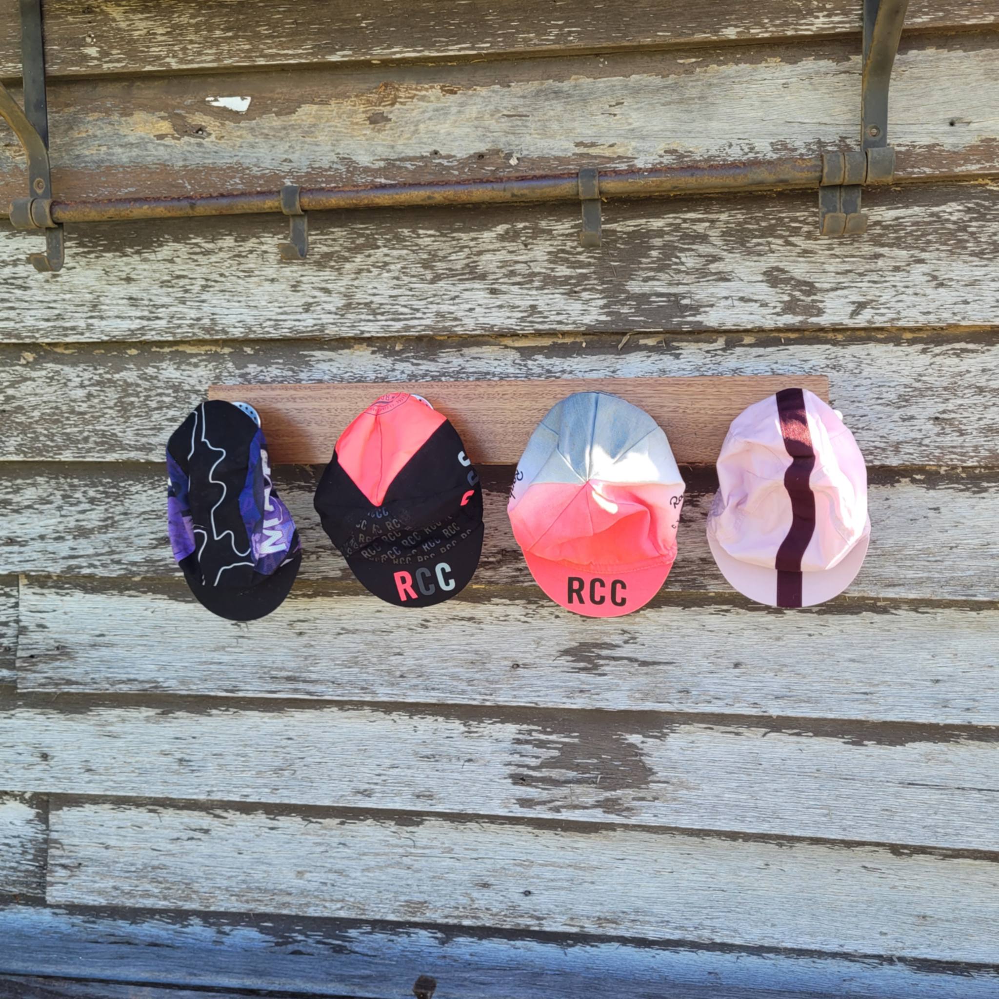 Bespoke 4 Wheel Hub Helmet Coat hat rack