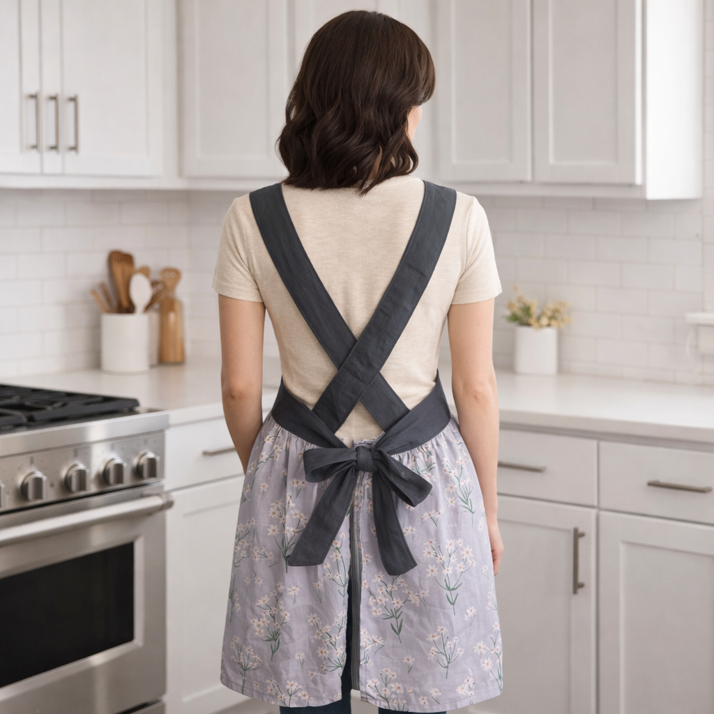 1940’s Vintage-Inspired Handmade Apron – Vintage Bloom