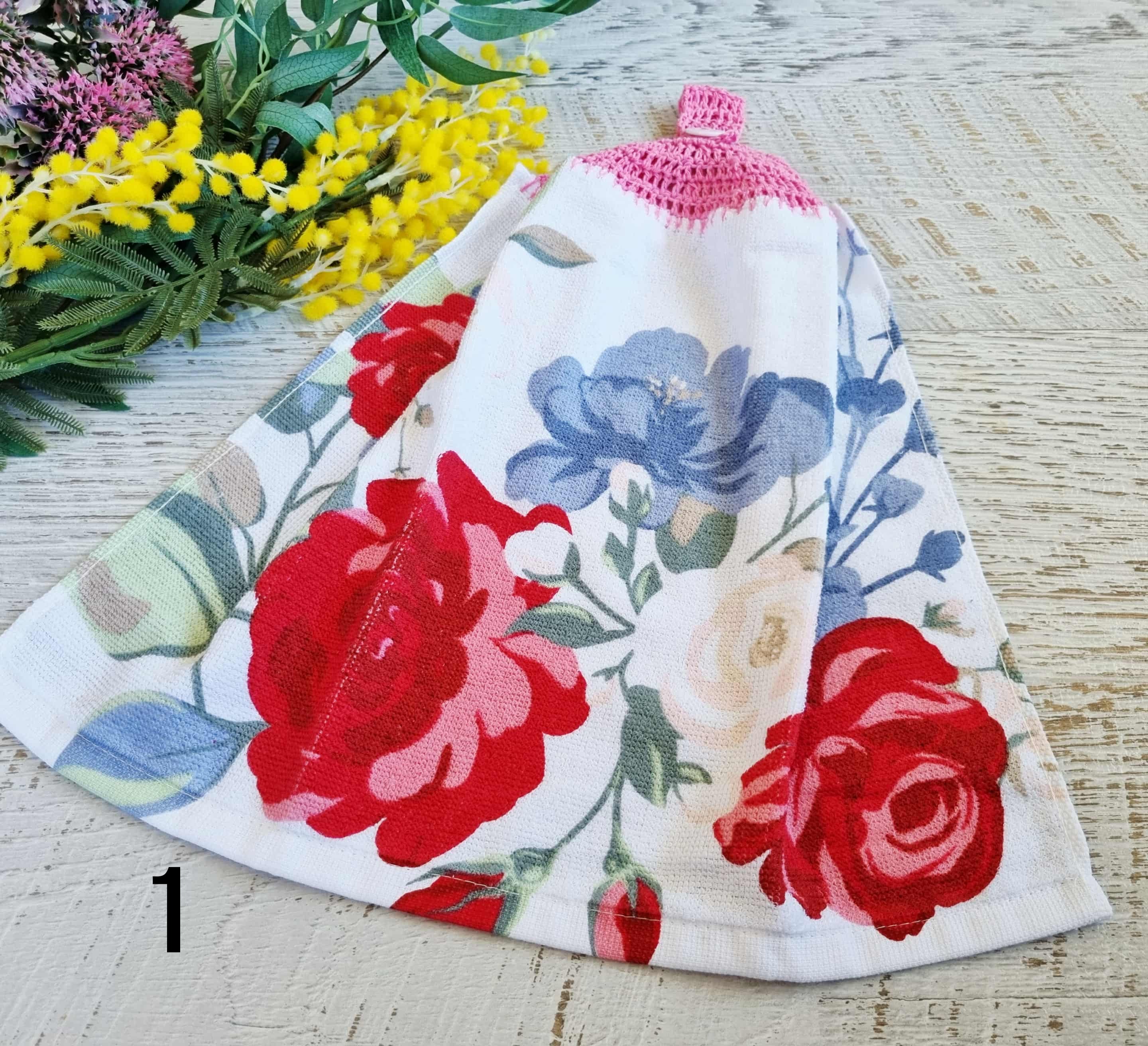 Kitchen Hand Towel | Hanging | Cotton | SINGLE LAYER | 9 Styles - 1-9