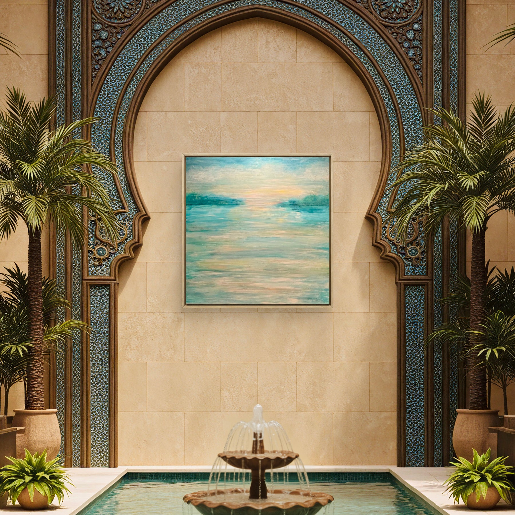 Sweet Melody - XL Abstract Seascape 79x79