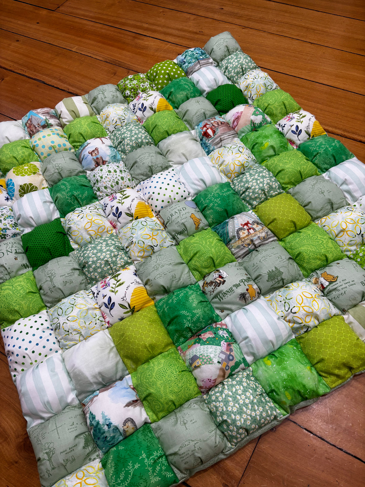 Handmade Puff Quilt & Play Mat
