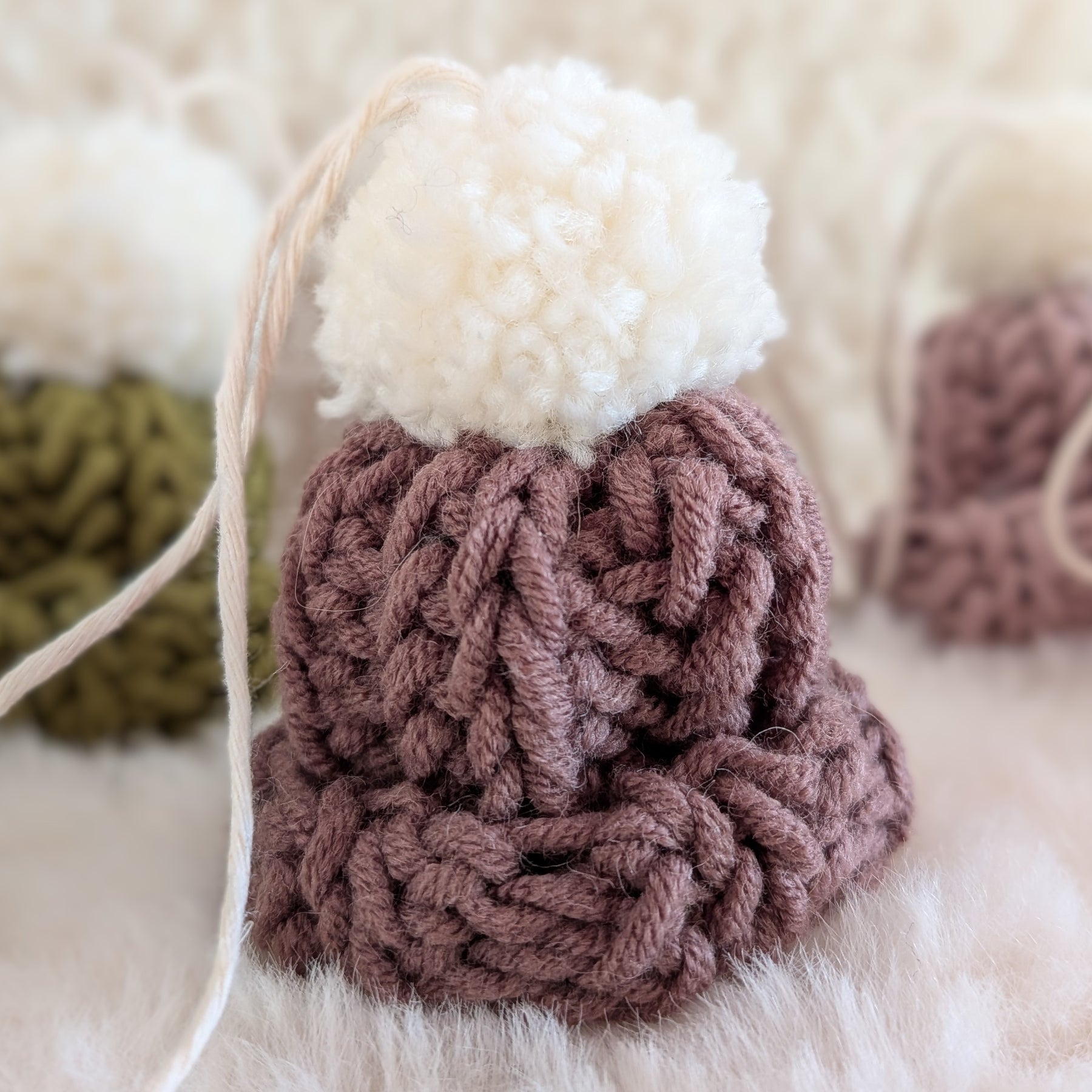Christmas Mini Beanie Decoration Set of 6