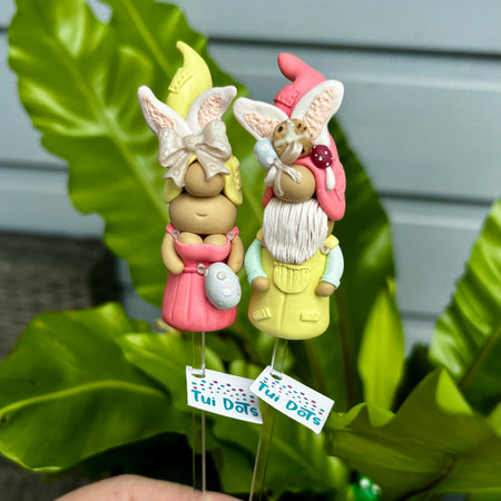 Tiny Gnome pair - Easter Treats (brights)