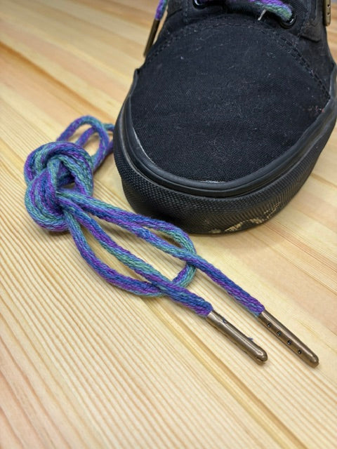Art of the Lace - Blueberry Blends Round Shoelaces