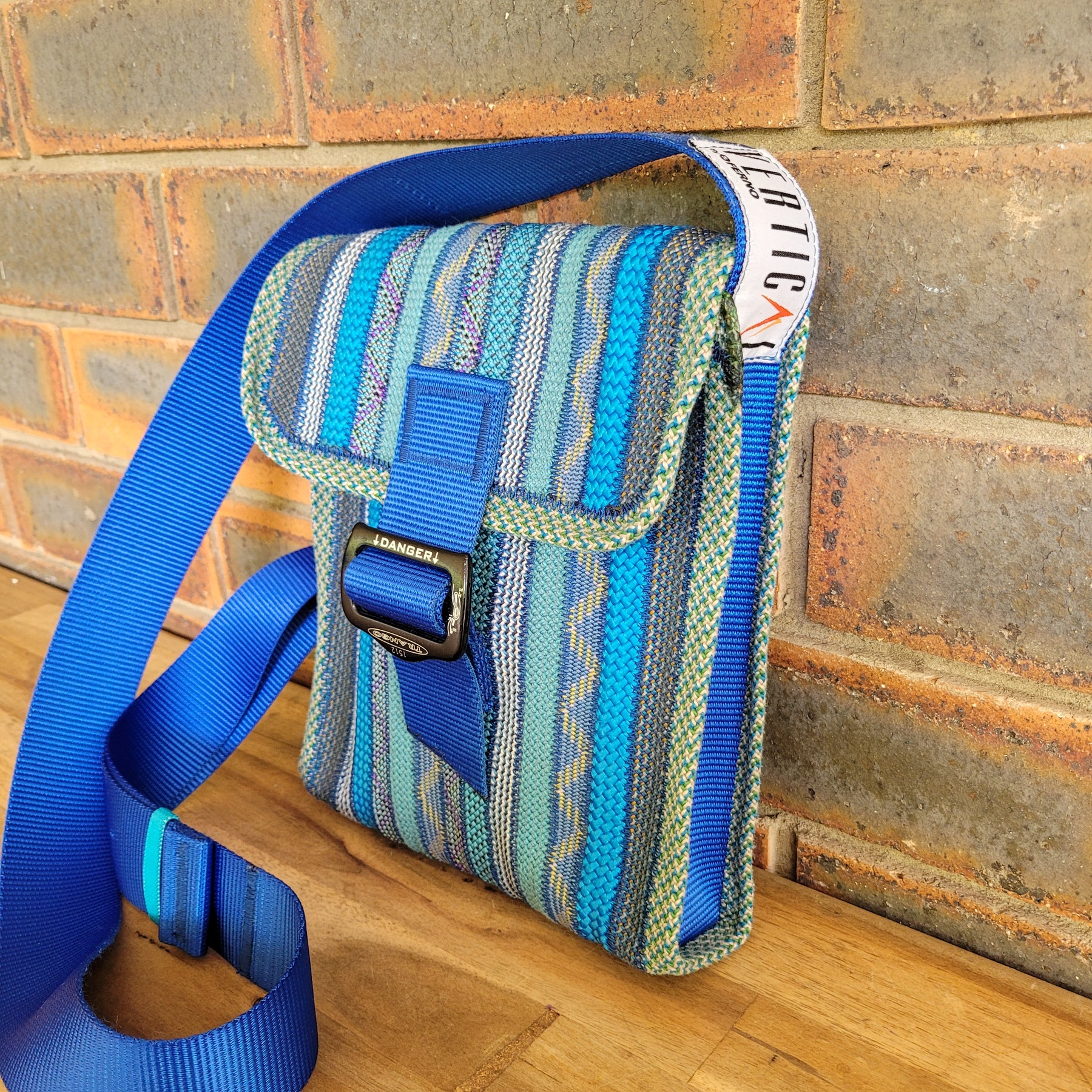 Upcycled Rope Satchel [Ocean]