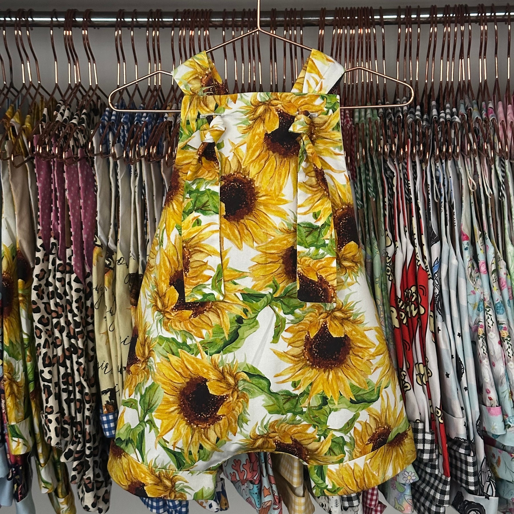 Sunflower Handmade Overalls / Flowers Collection