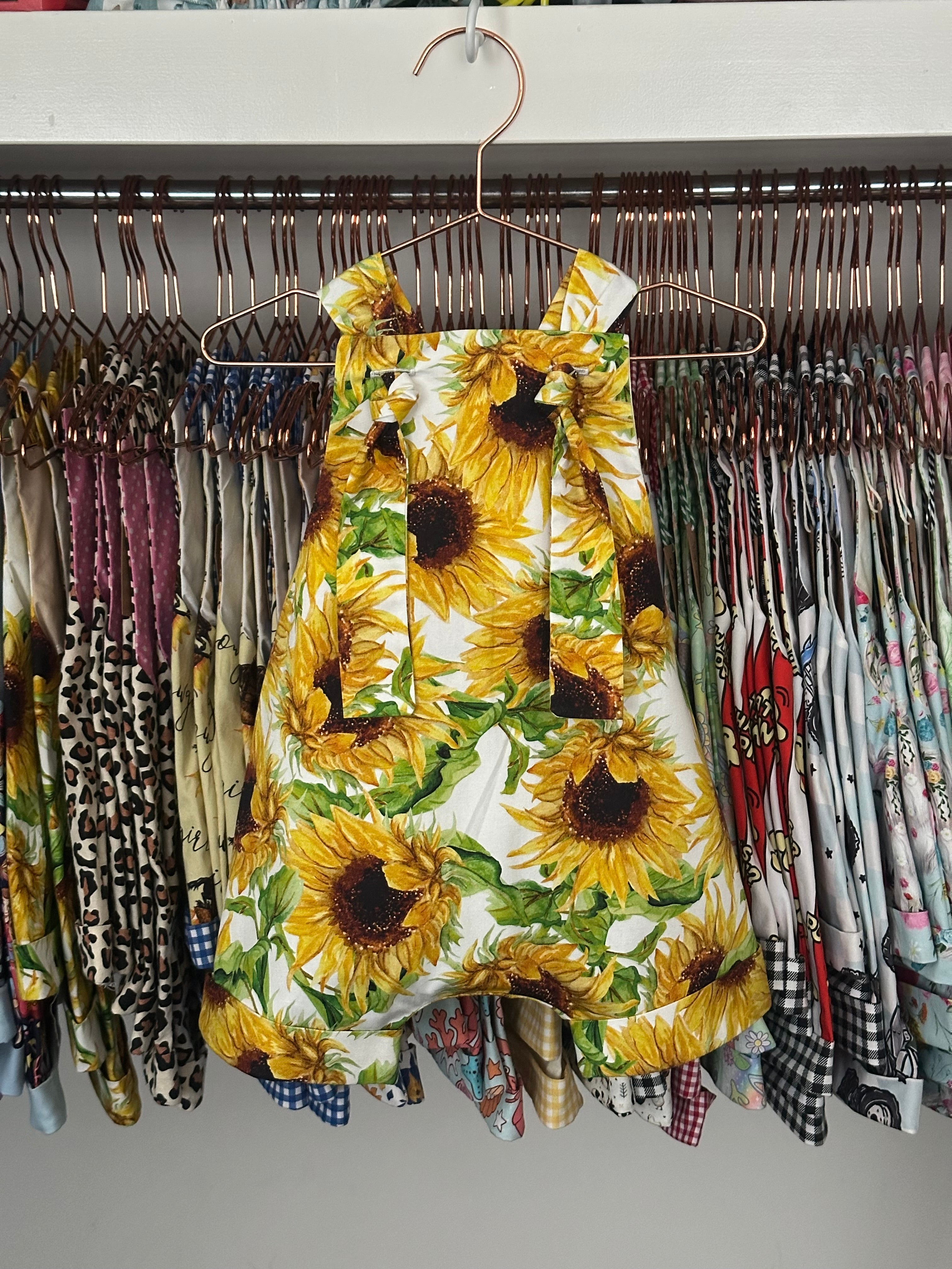 Sunflower Handmade Overalls / Flowers Collection