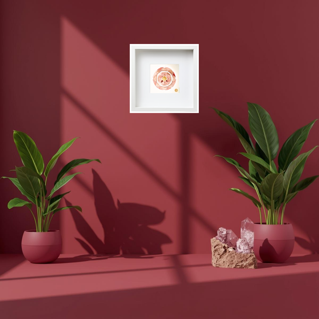 Nurtured Abundance with Crushed Garnet, Bloodstone, Jasper and Fuchsite