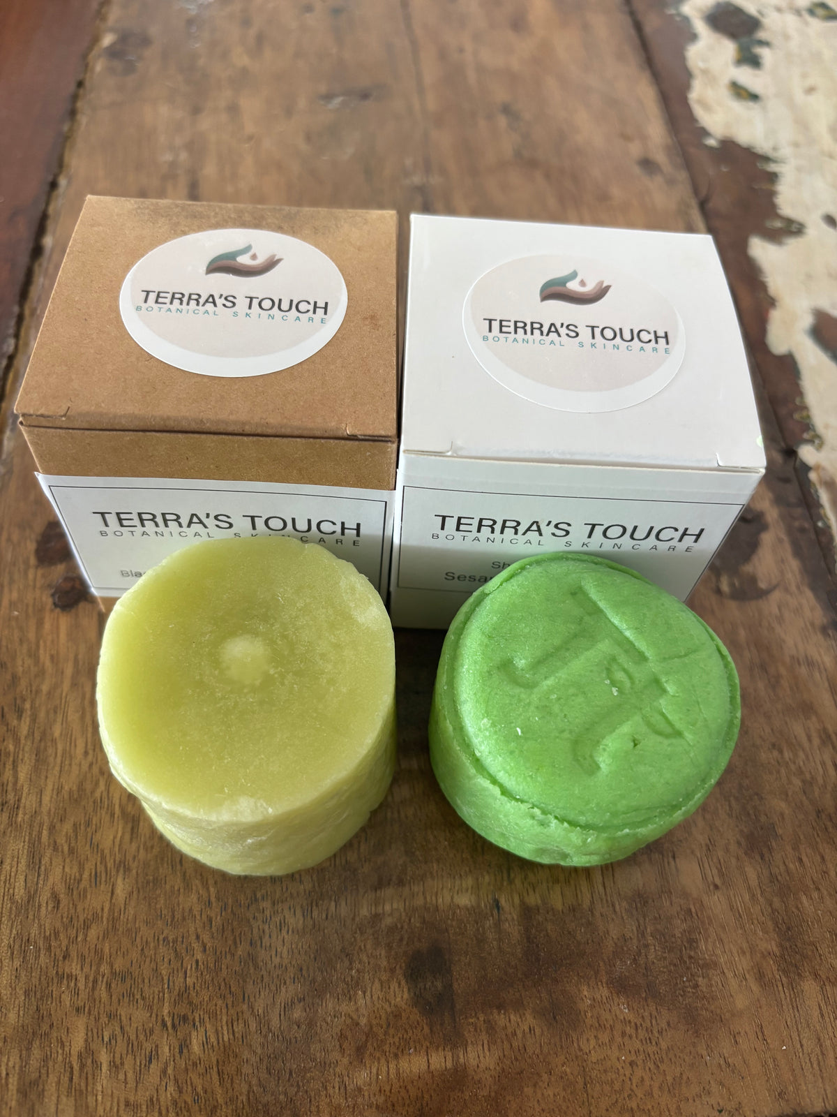 Sesame & Lemongrass Shampoo & Conditioner Duo | Handmade Solid Hair Care