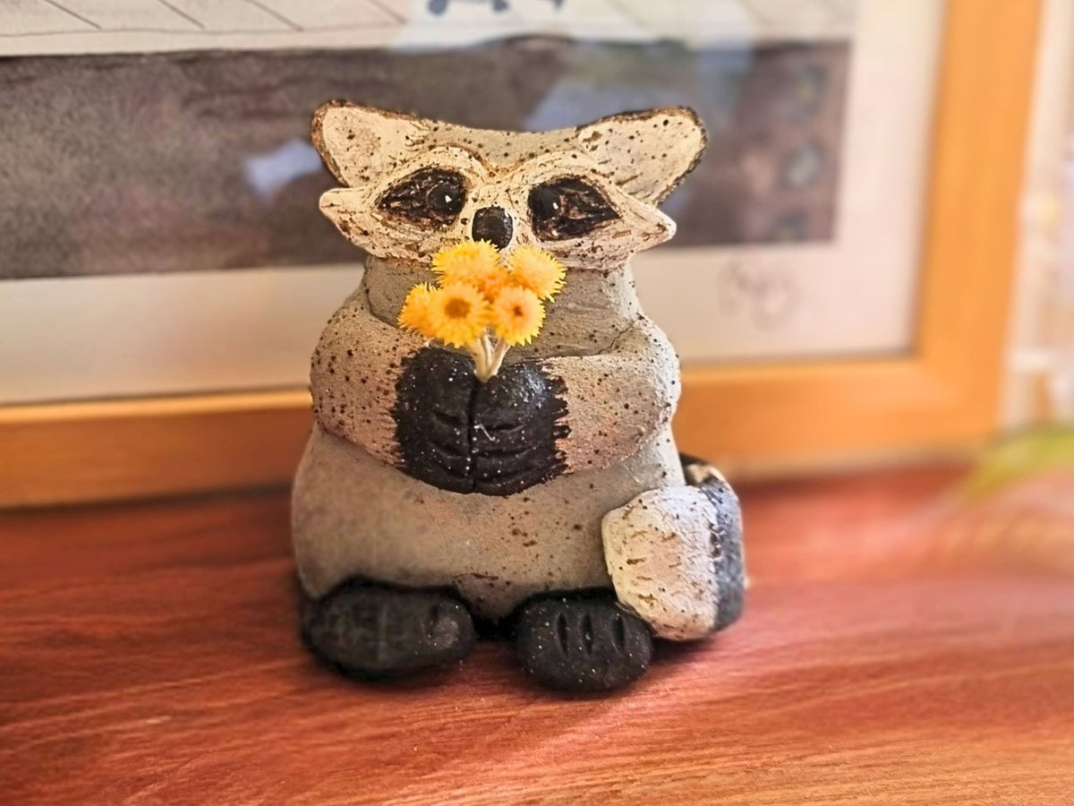 Ceramic Animal Flower/Incense Holder Ornaments