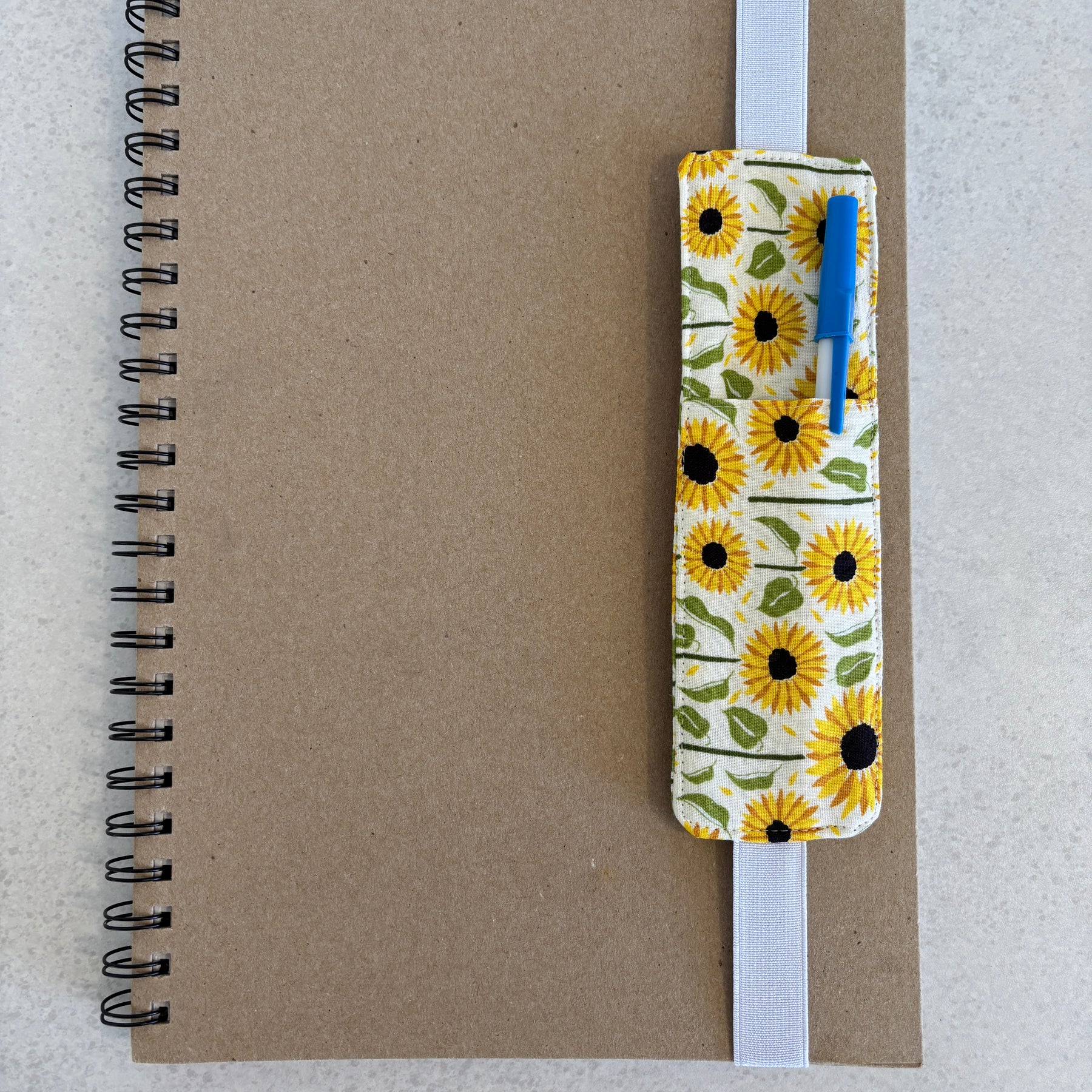 Book Lover-  Handmade Fabric & Pen Holder Bookmarks