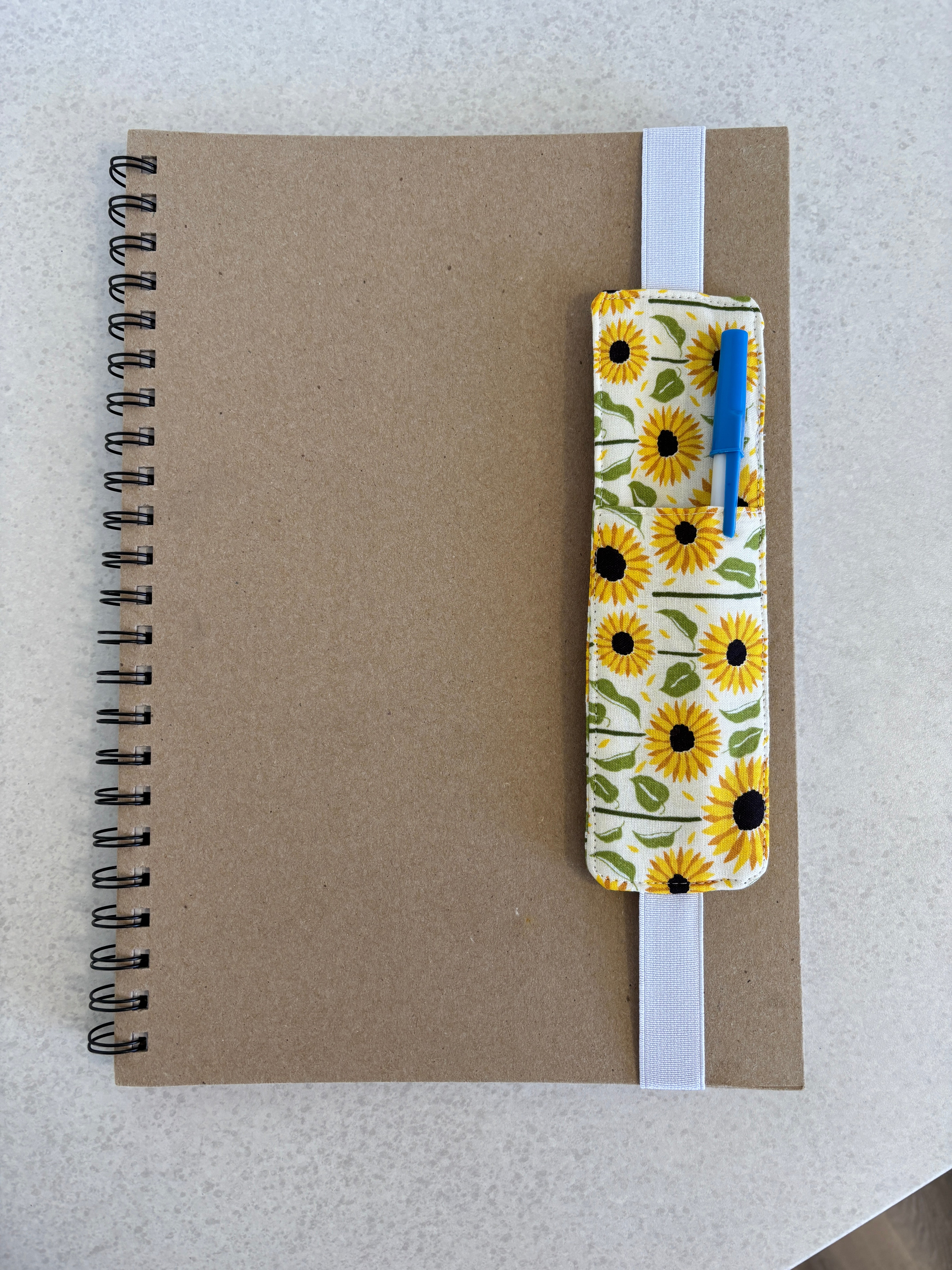 Book Lover-  Handmade Fabric & Pen Holder Bookmarks