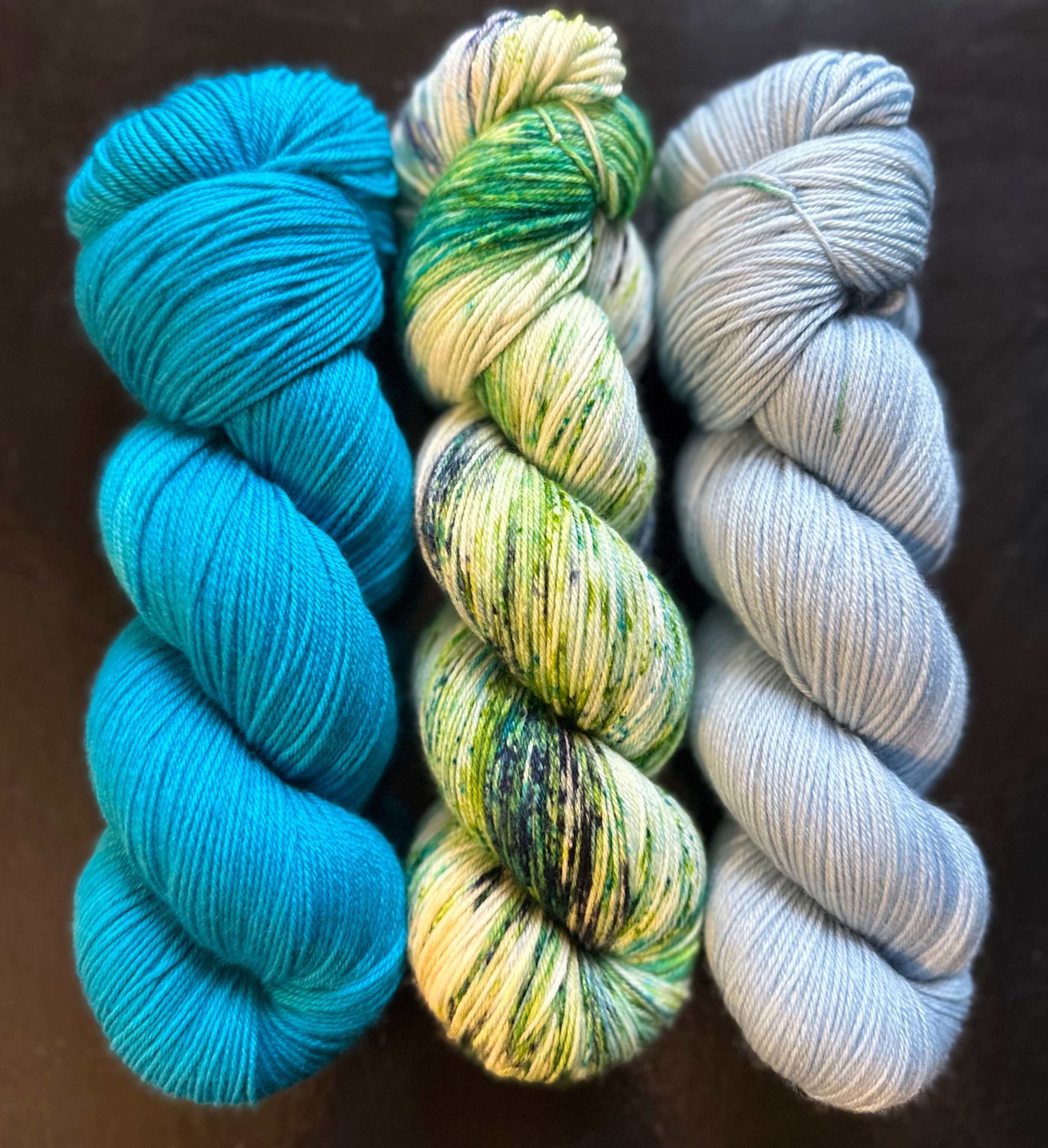 Sky Blue - 4 ply Deluxe Sock Yarn