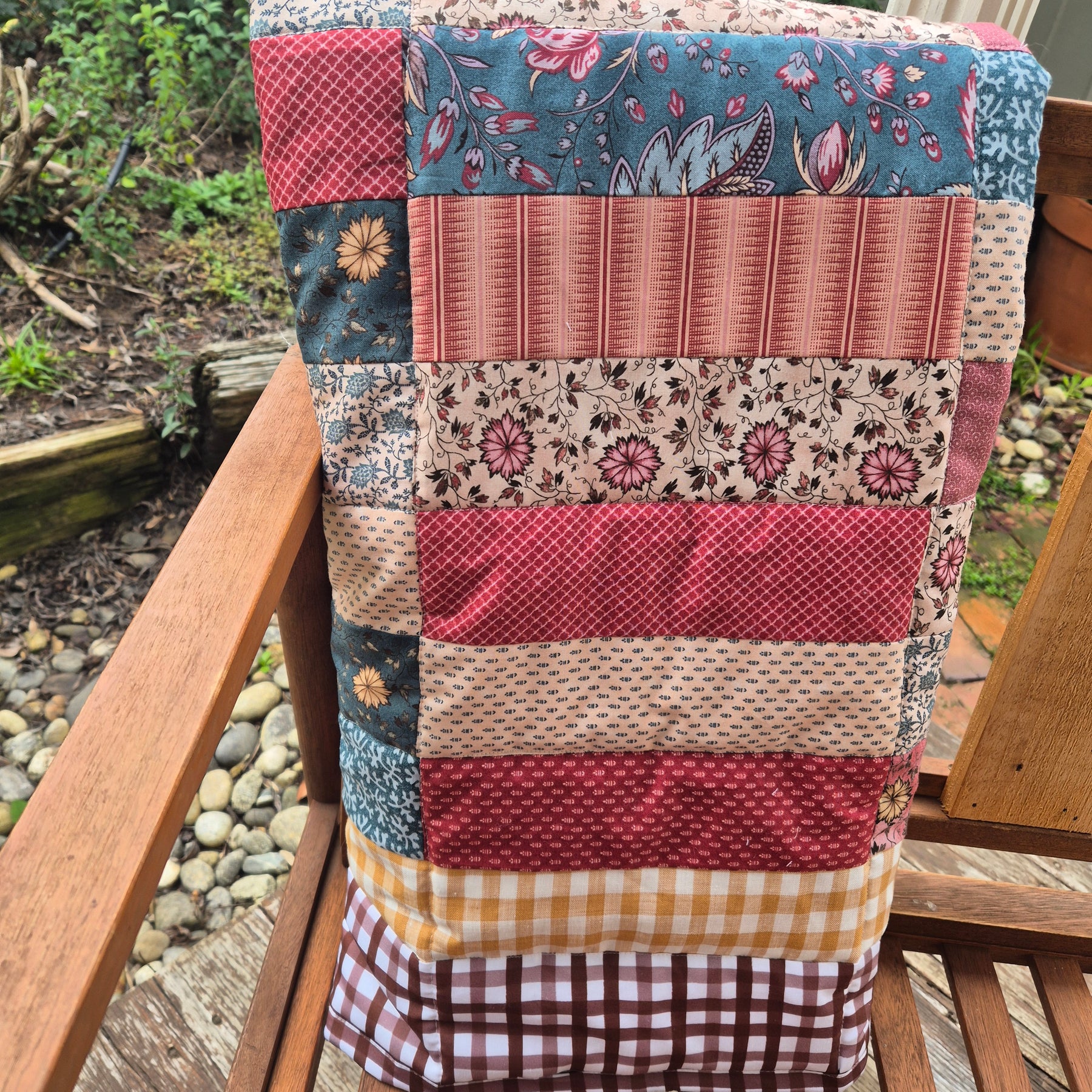 Vintage Floral Baby Quilt