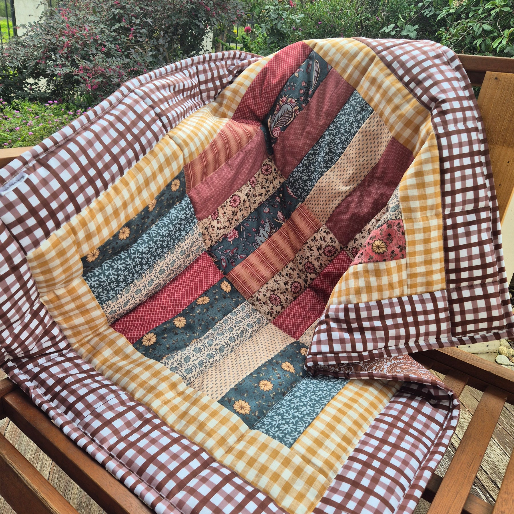 Vintage Floral Baby Quilt