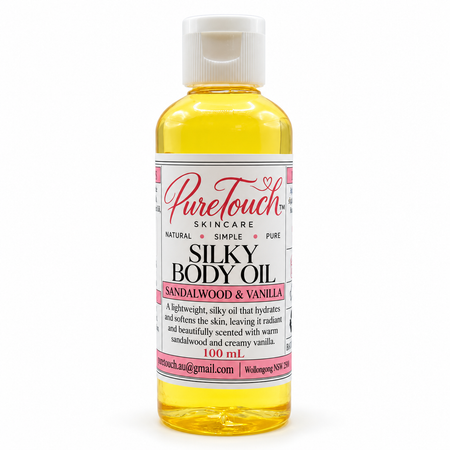 PureTouch Silky Body Oil Sandalwood & Vanilla | 100 mL