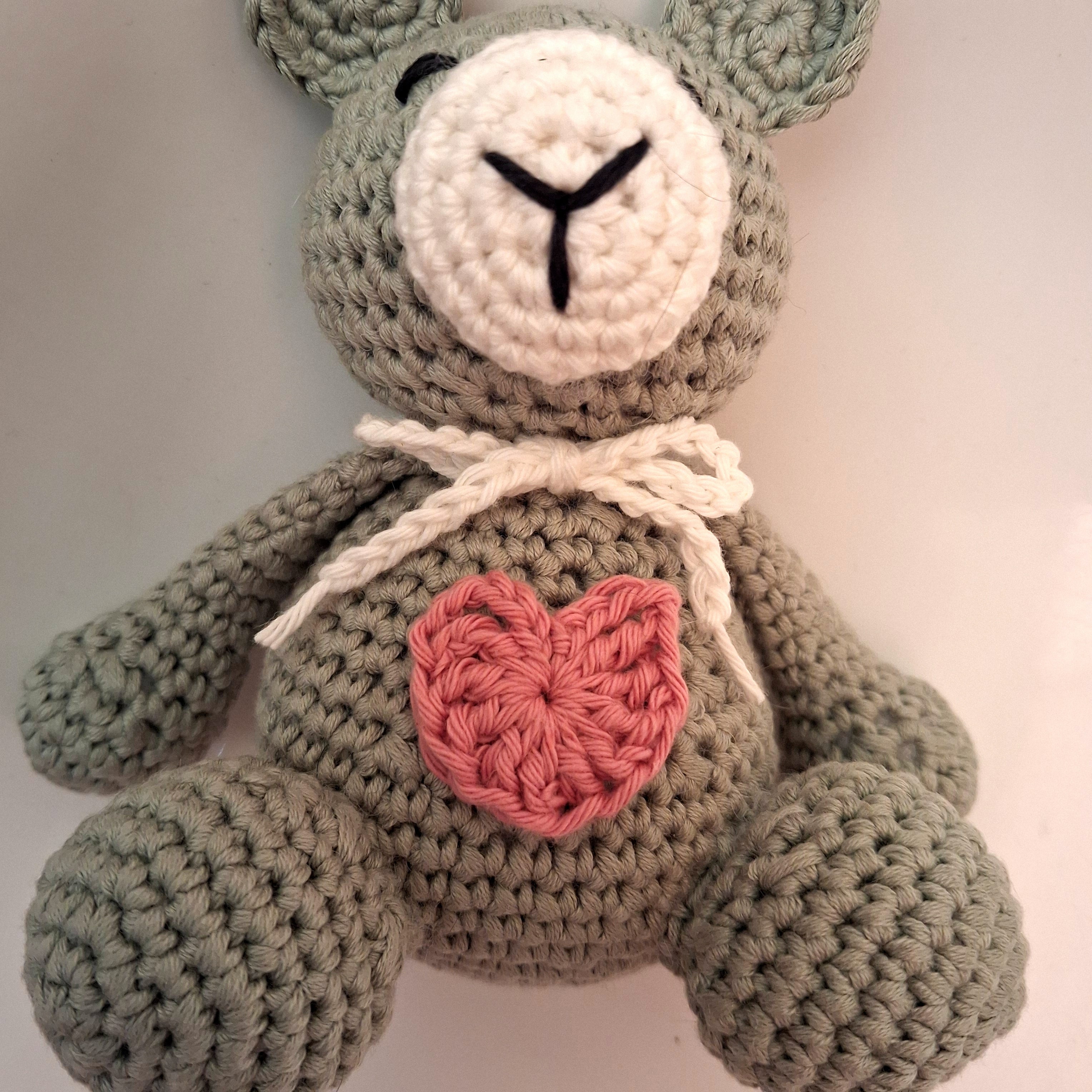 Crochet Little Bear - 100% cotton