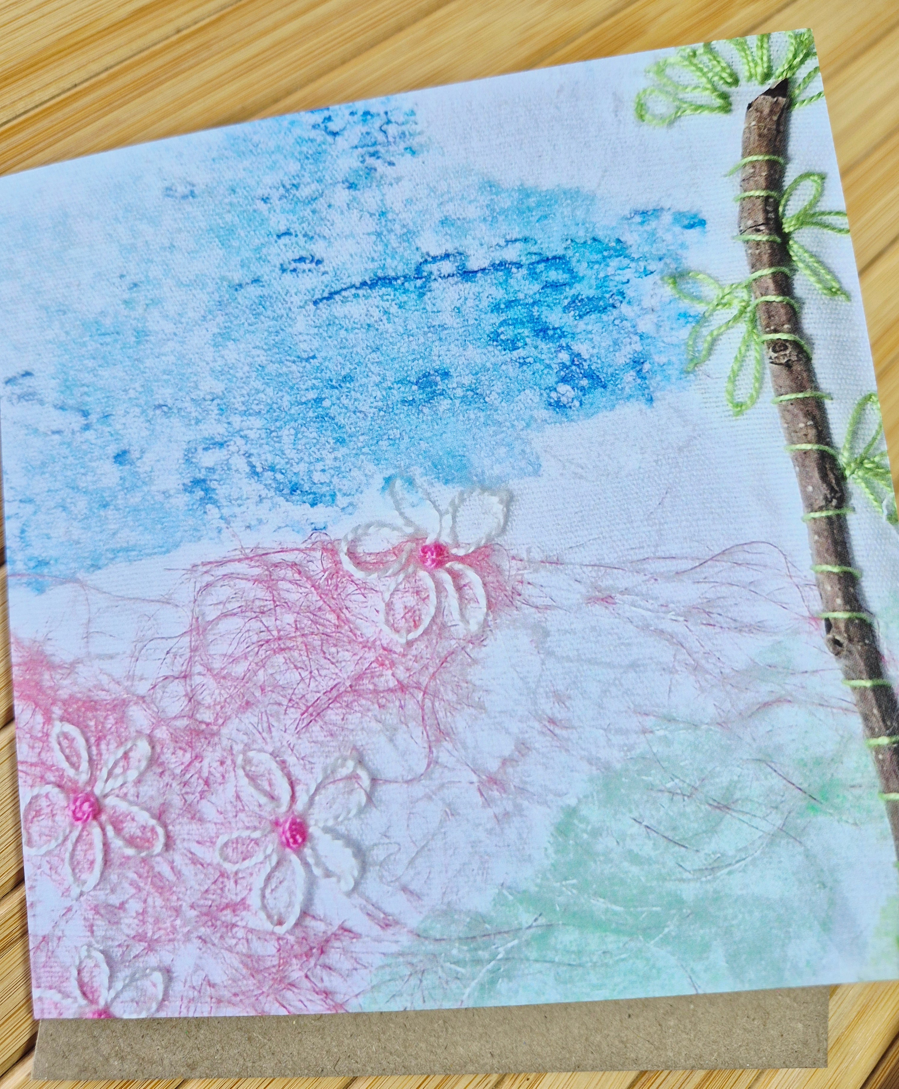 Blank Card Peaceful Days