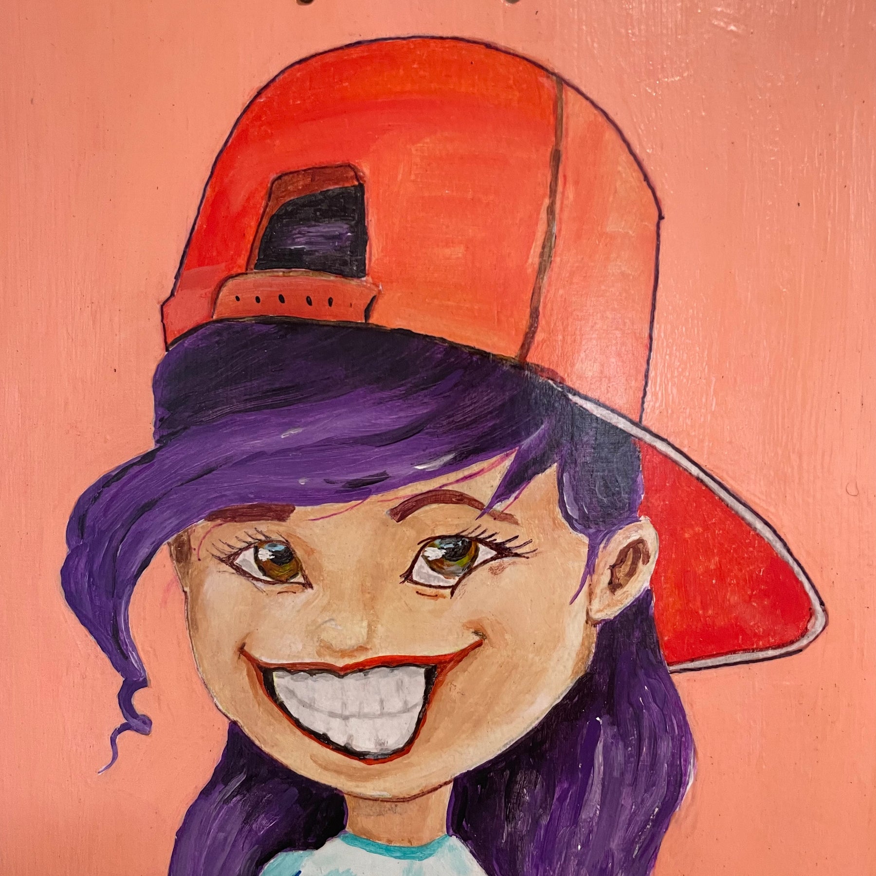 Hand painted Skateboard Decks with attitude