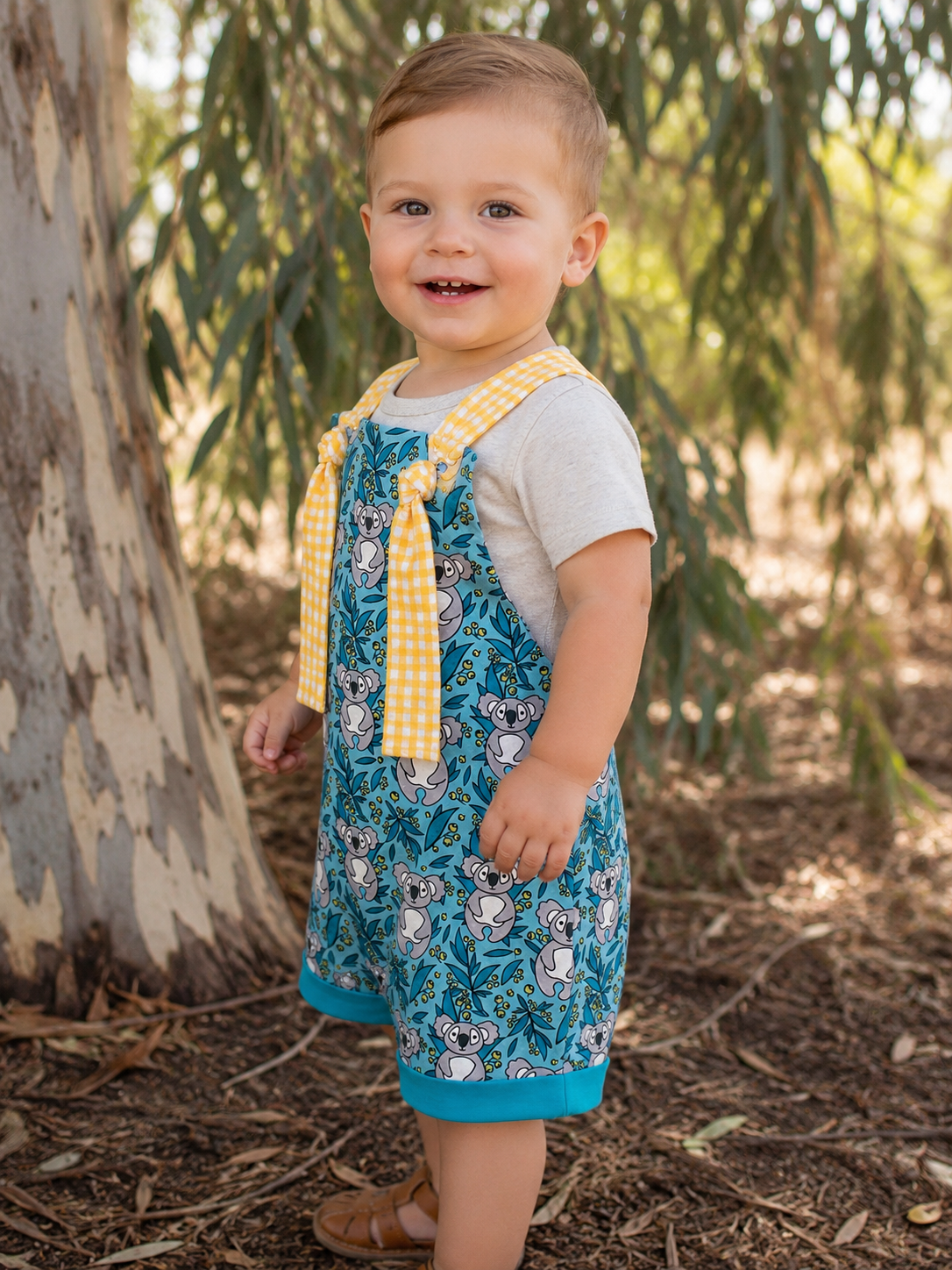 Australiana Collection | Blue Gum Koala Overalls