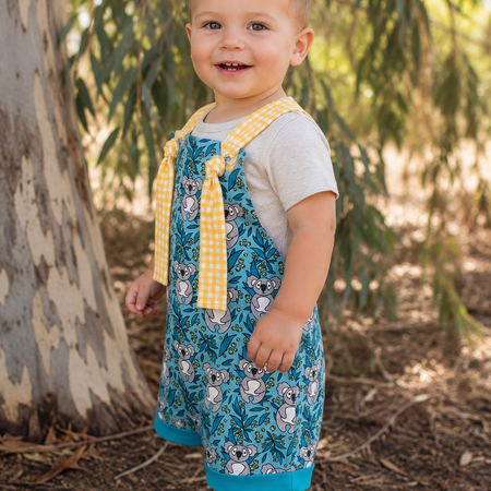 Australiana Collection | Blue Gum Koala Overalls