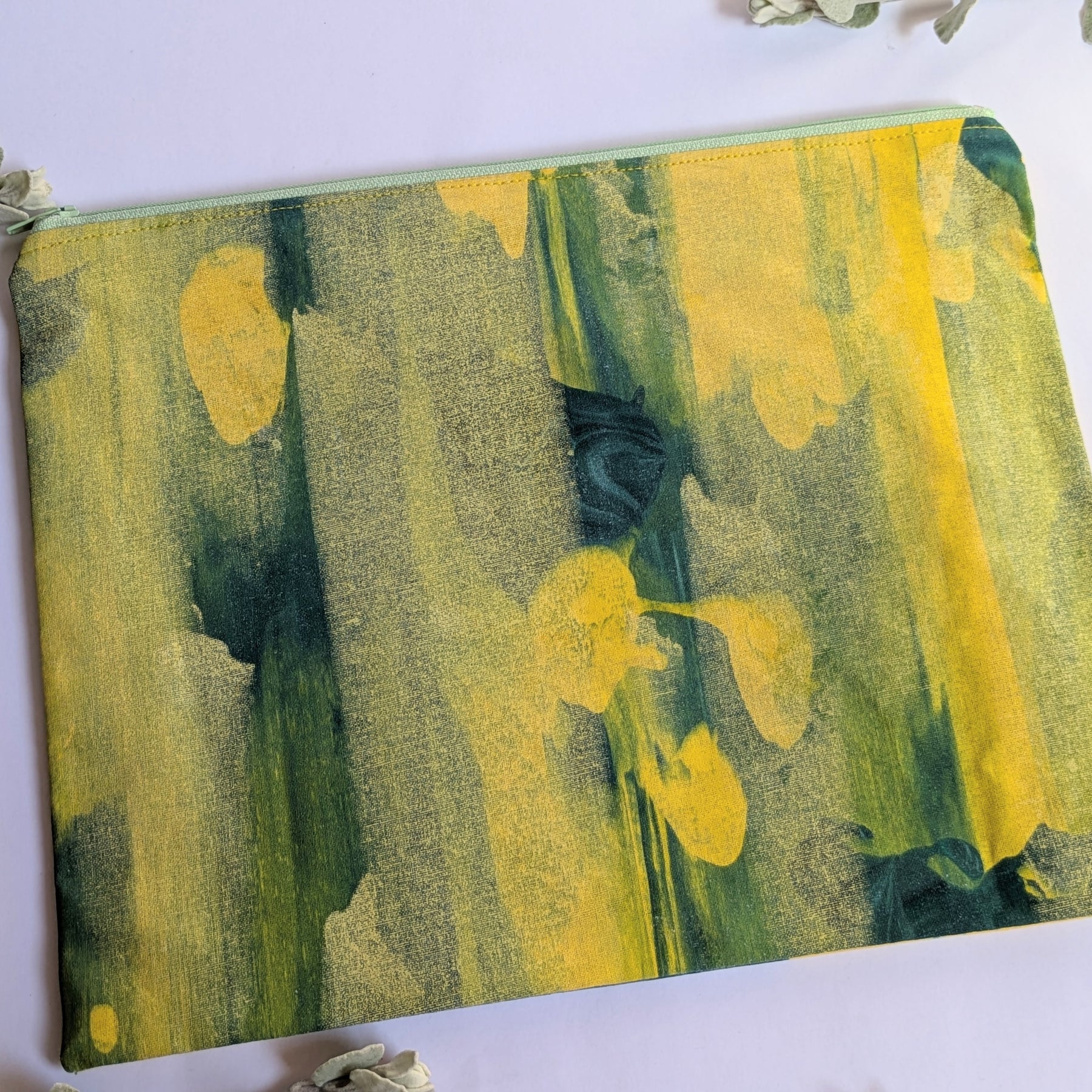 Hand Printed Fabric Pouches