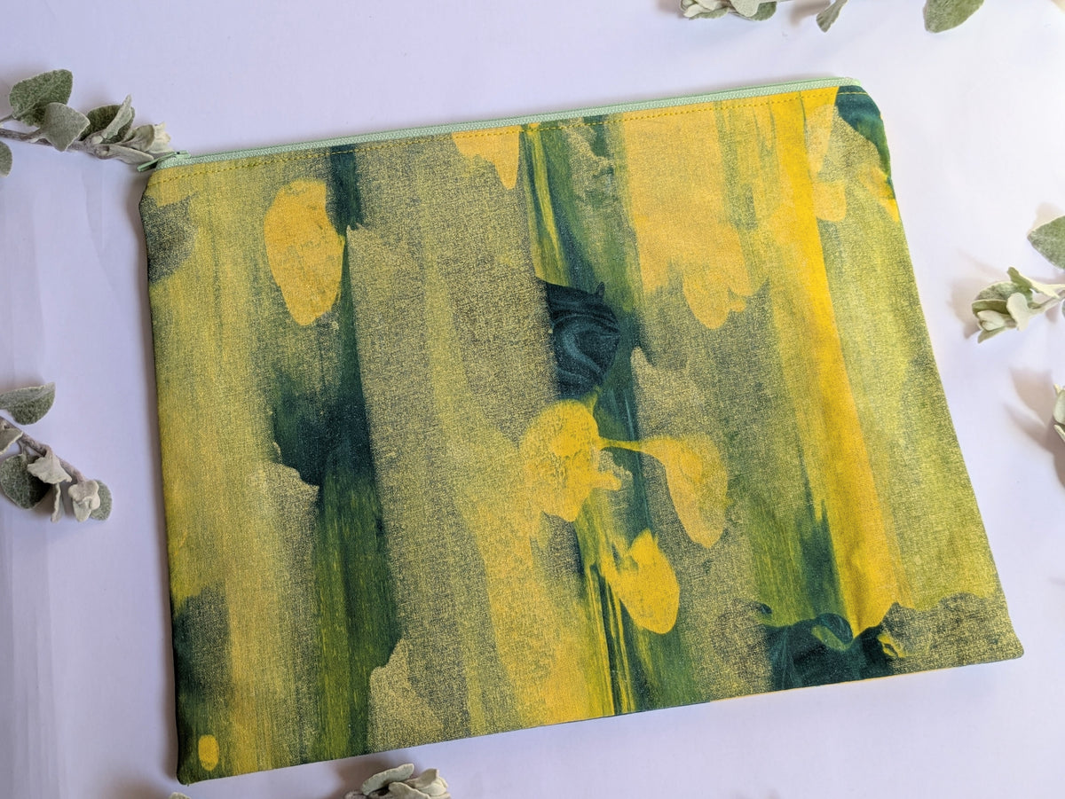 Hand Printed Fabric Pouches