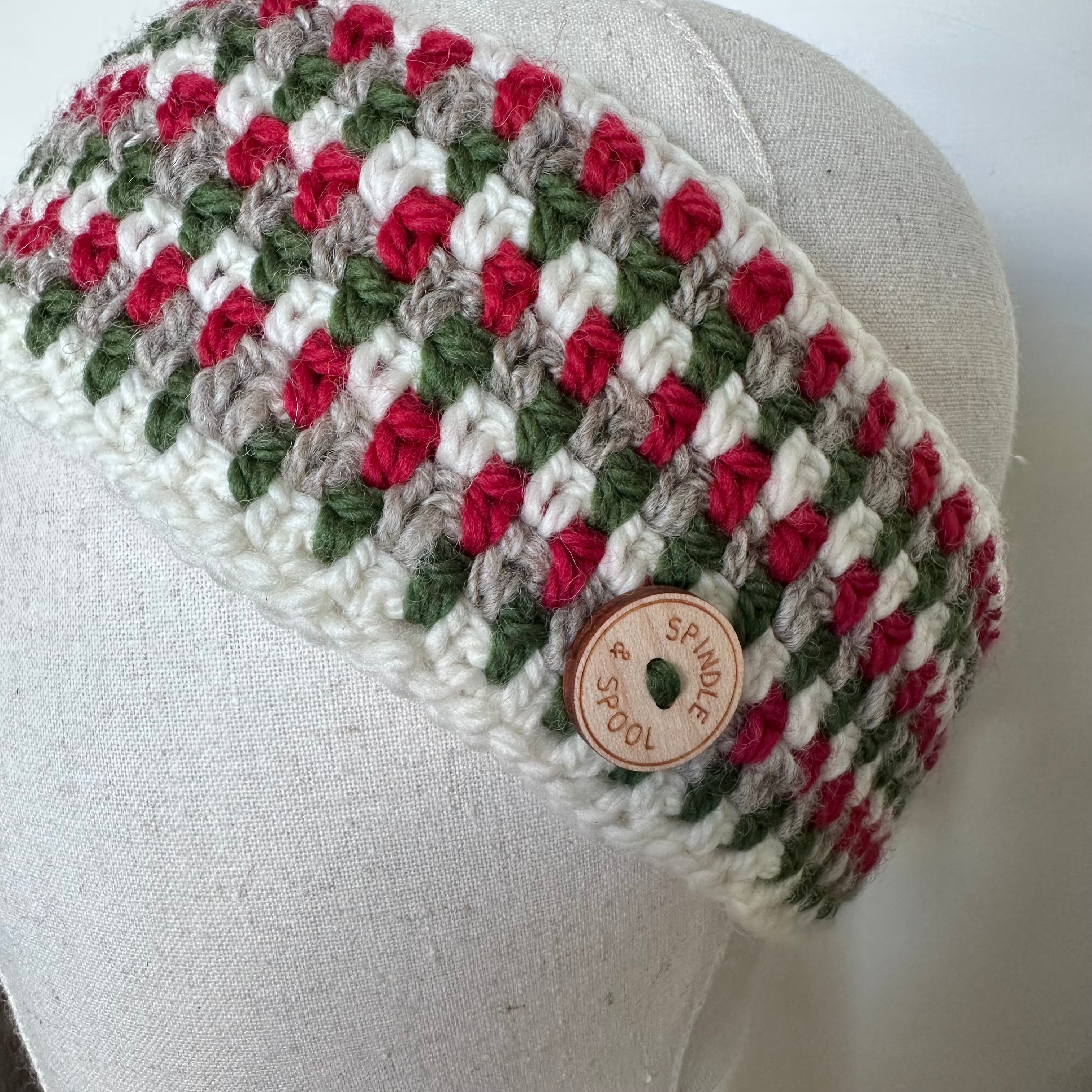 Christmas Crocheted Headband