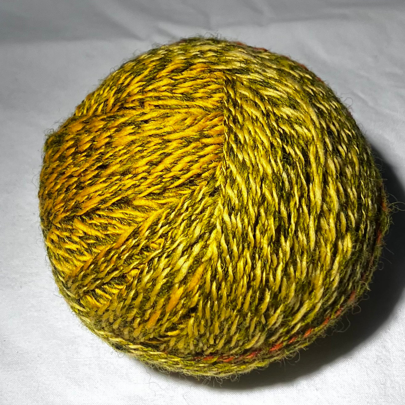 Colour work wool yarn