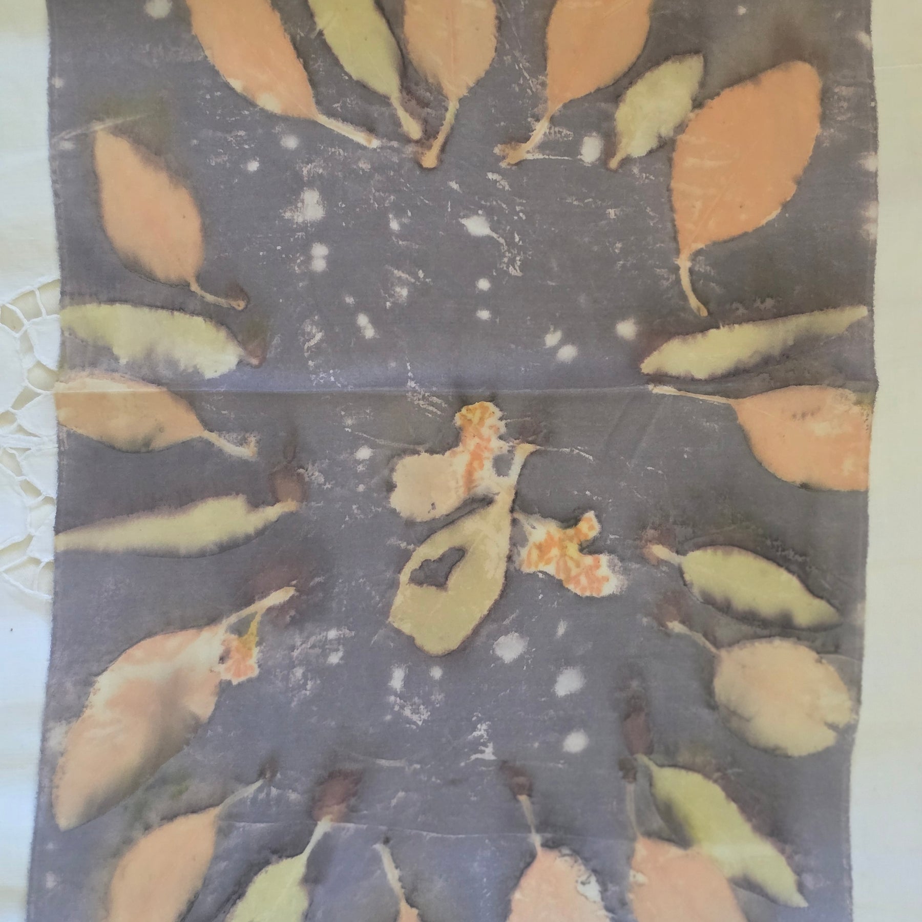 A Little Wild — Eco-Printed Silk Scarf
